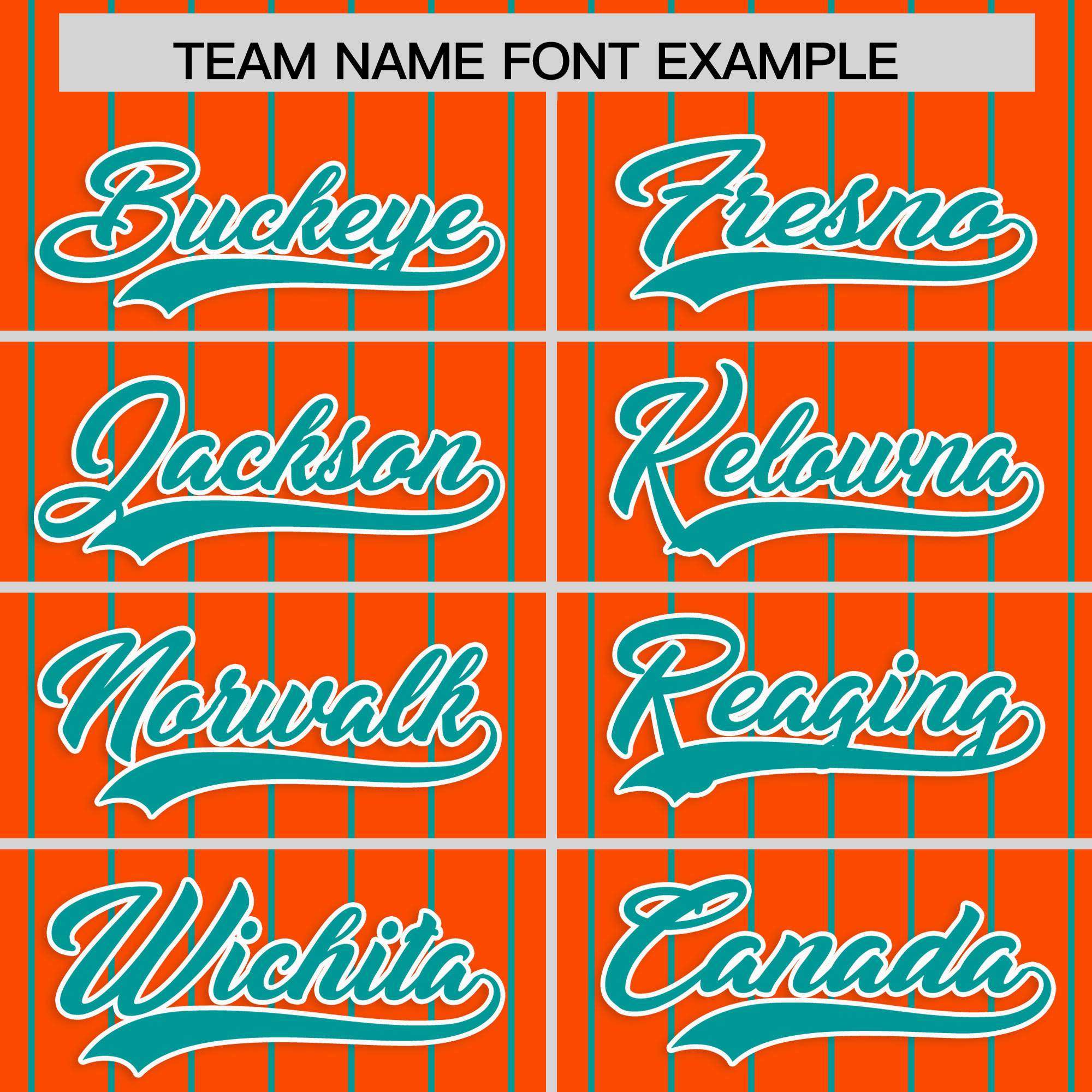 Custom Orange Aqua Stripe Fashion Raglan Sleeves Authentic Baseball Jersey