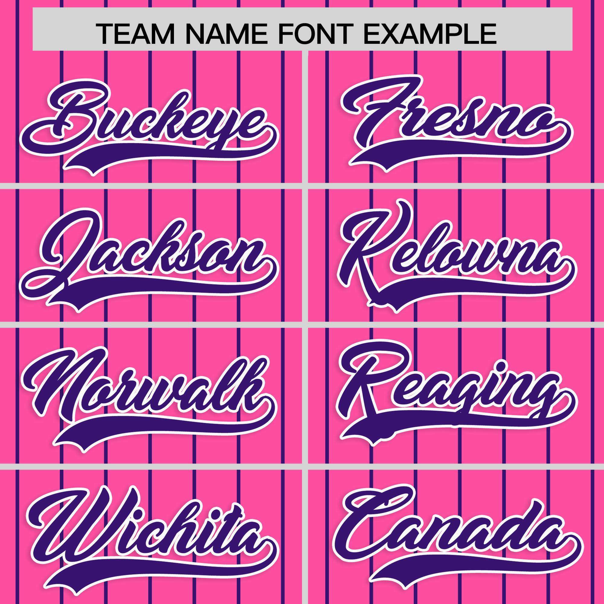 Custom Pink Purple Stripe Fashion Raglan Sleeves Authentic Baseball Jersey