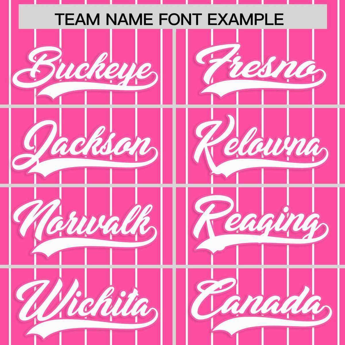 Custom Pink White Stripe Fashion Raglan Sleeves Authentic Baseball Jersey