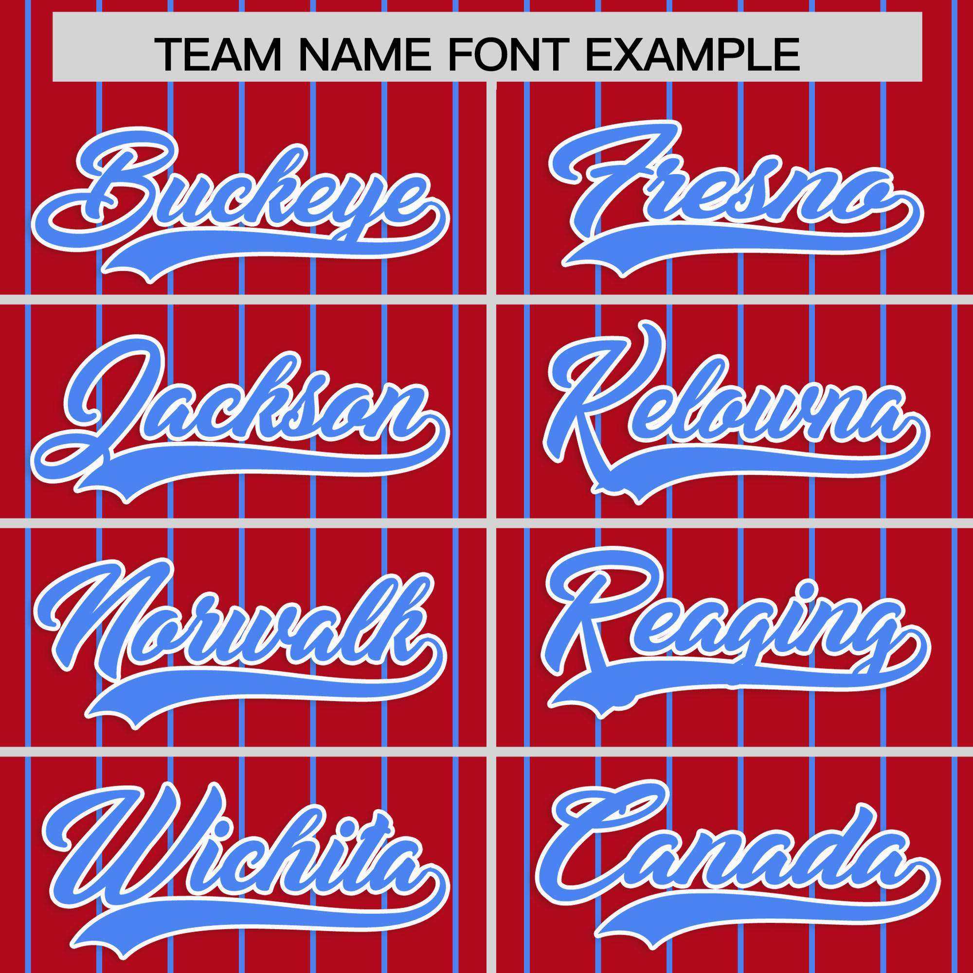 Custom Red Powder Blue Stripe Fashion Raglan Sleeves Authentic Baseball Jersey