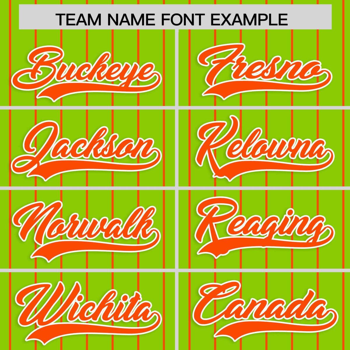 Custom Neon Green Orange Stripe Fashion Raglan Sleeves Authentic Baseball Jersey