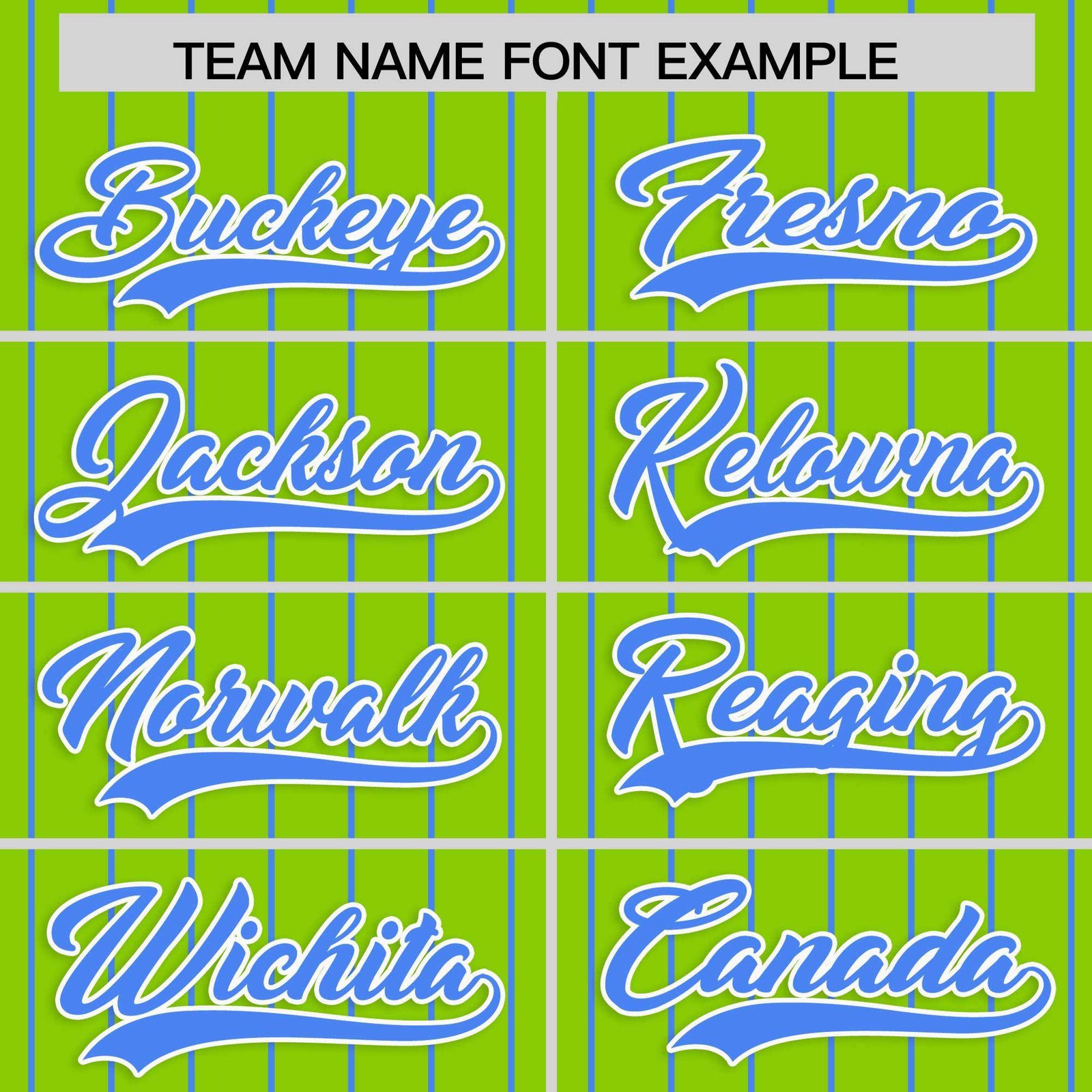 Custom Neon Green Powder Blue Stripe Fashion Raglan Sleeves Authentic Baseball Jersey