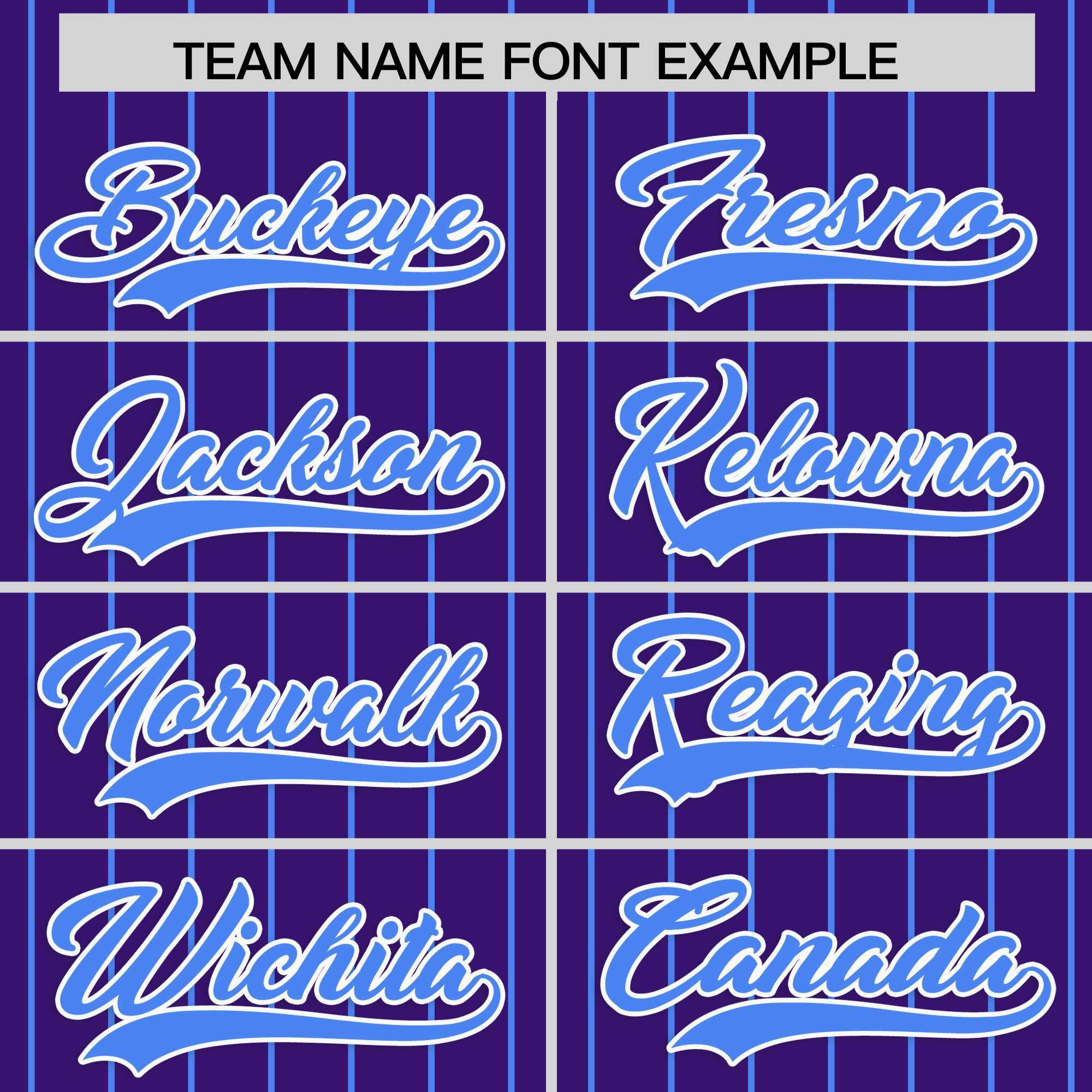 Custom Purple Powder Blue Stripe Fashion Raglan Sleeves Authentic Baseball Jersey