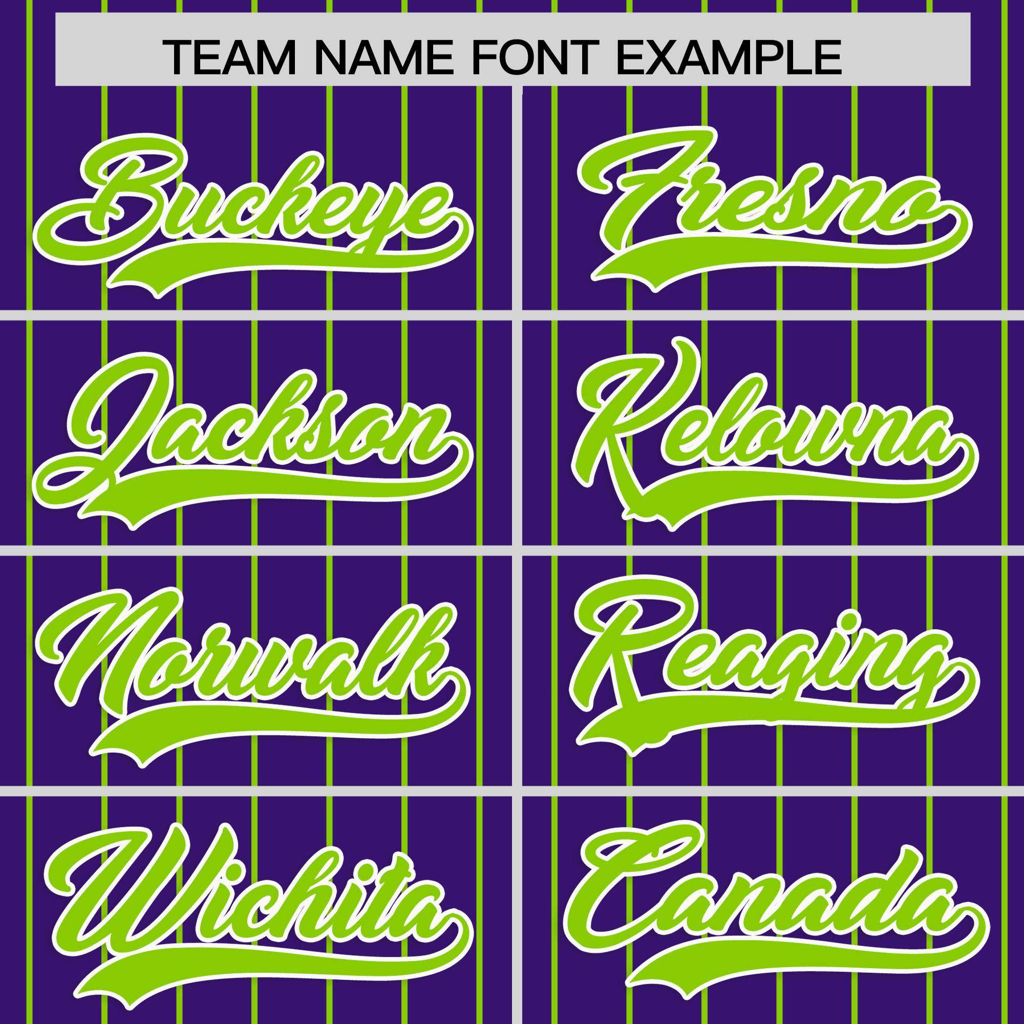 Custom Purple Neon Green Stripe Fashion Raglan Sleeves Authentic Baseball Jersey