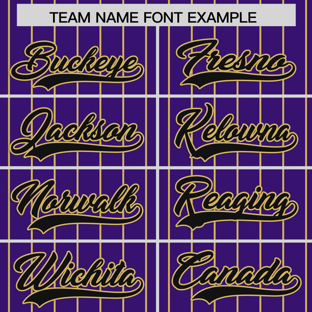 Custom Purple Old Gold Stripe Fashion Raglan Sleeves Authentic Baseball Jersey