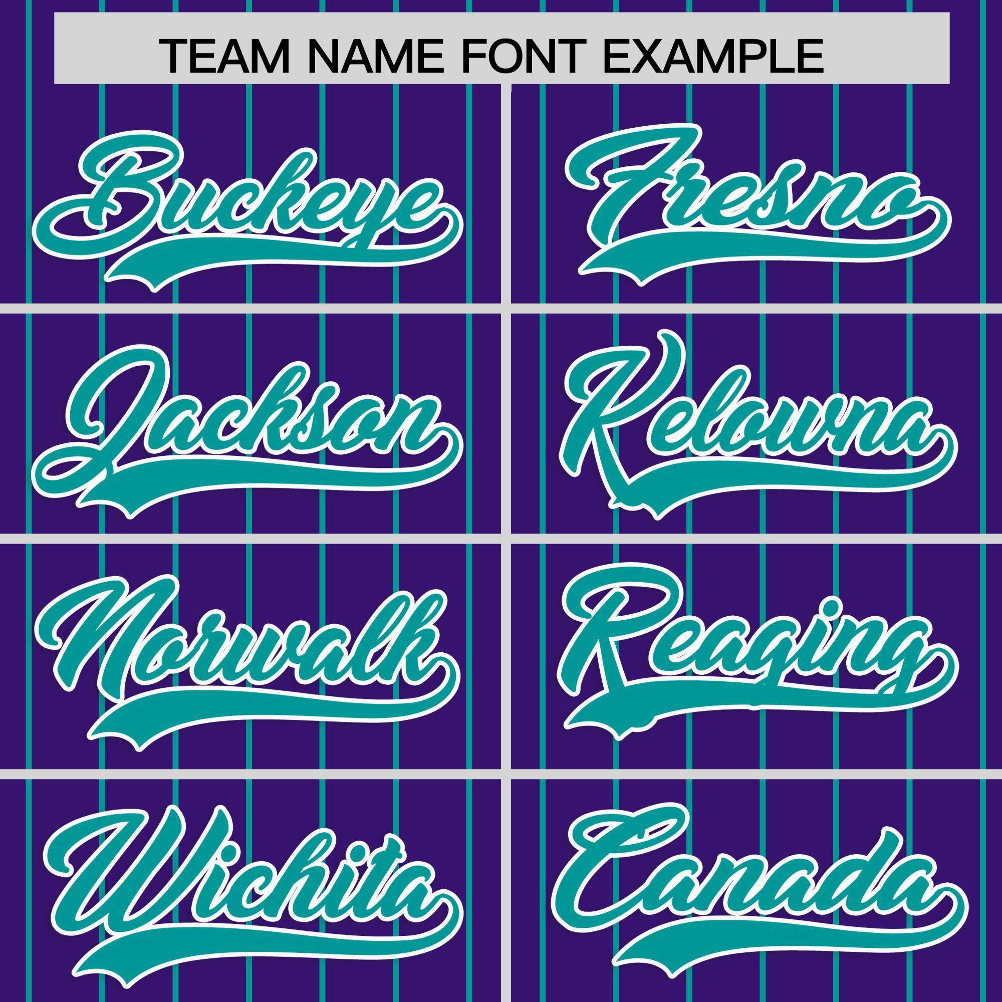 Custom Purple Aqua Stripe Fashion Raglan Sleeves Authentic Baseball Jersey