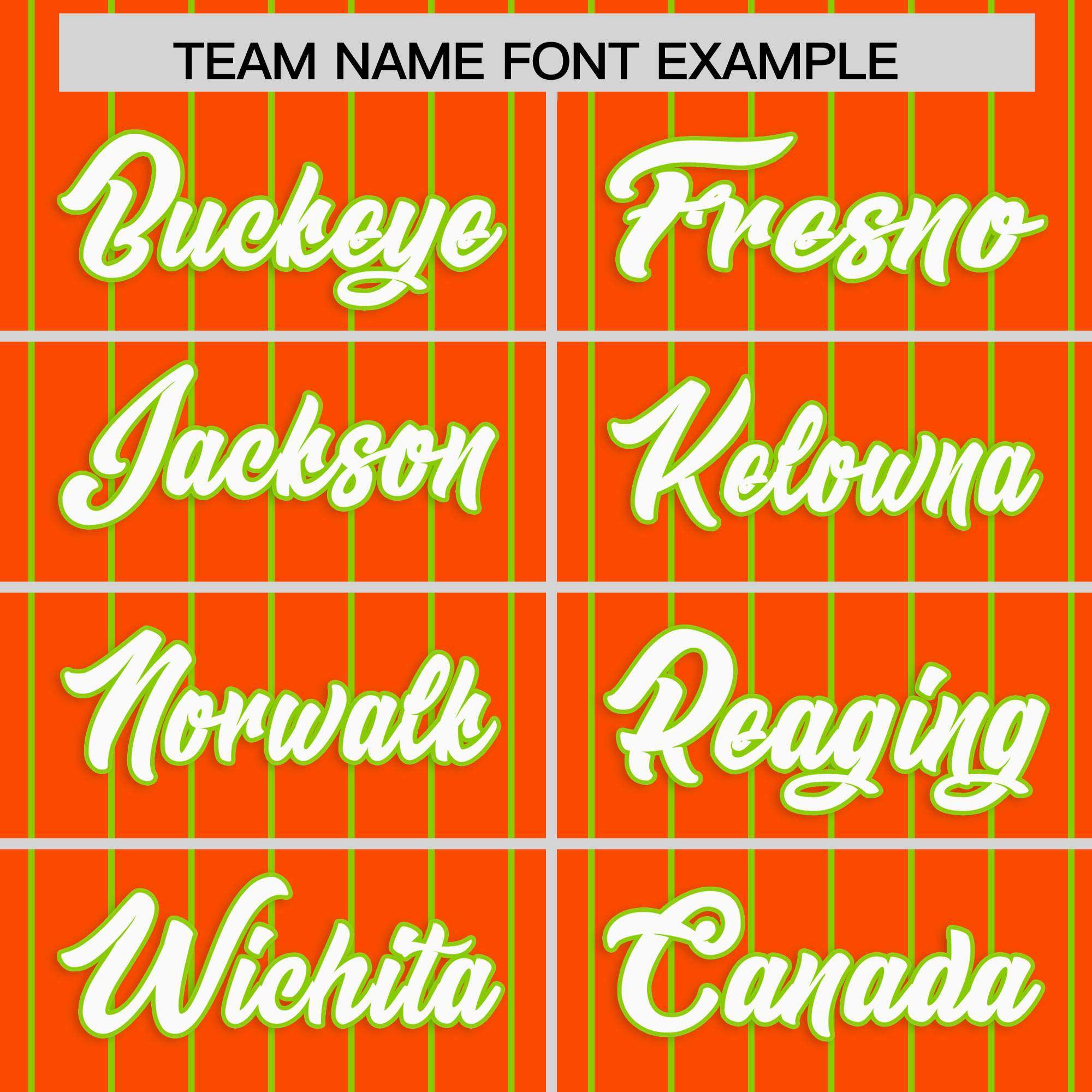 Custom Orange Neon Green Stripe Fashion Raglan Sleeves Authentic Baseball Jersey