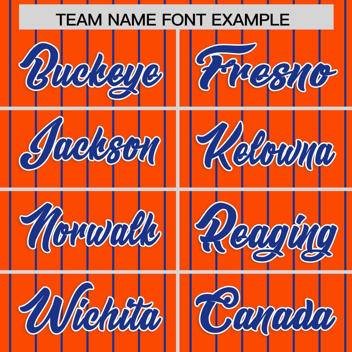 Custom Orange Royal Stripe Fashion Raglan Sleeves Authentic Baseball Jersey