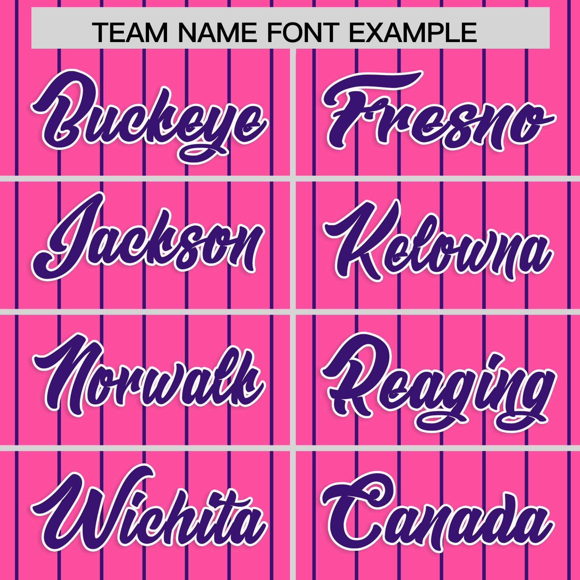 Custom Pink Purple Stripe Fashion Raglan Sleeves Authentic Baseball Jersey