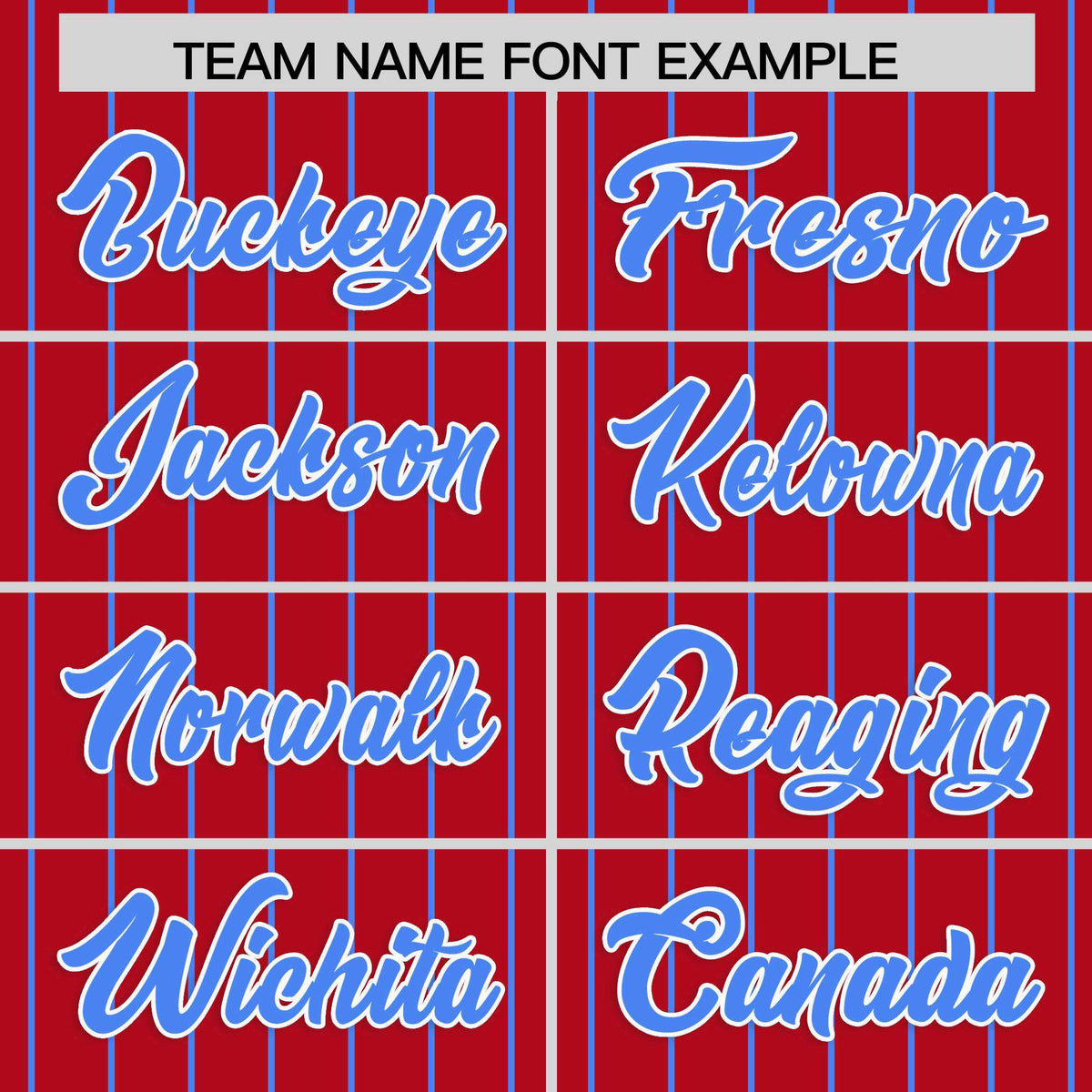 Custom Red Powder Blue Stripe Fashion Raglan Sleeves Authentic Baseball Jersey