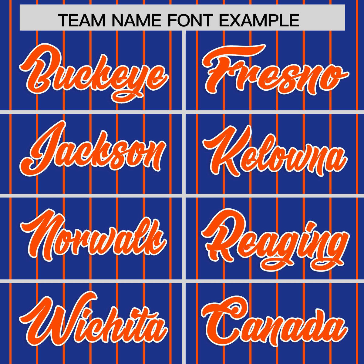 Custom Royal Orange Stripe Fashion Raglan Sleeves Authentic Baseball Jersey