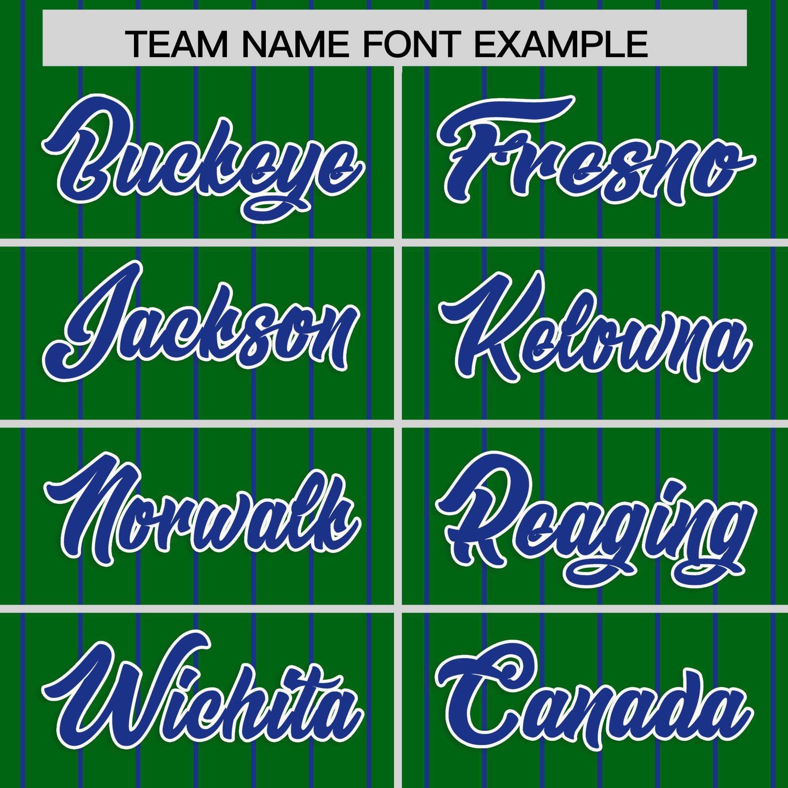 Custom Kelly Green Royal Stripe Fashion Raglan Sleeves Authentic Baseball Jersey