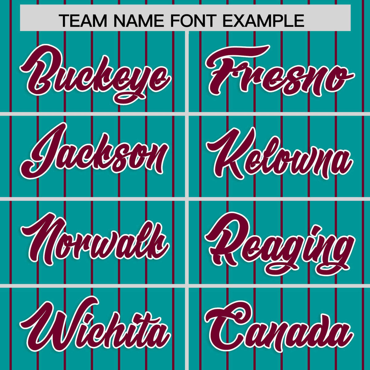 Custom Aqua Crimson Stripe Fashion Raglan Sleeves Authentic Baseball Jersey