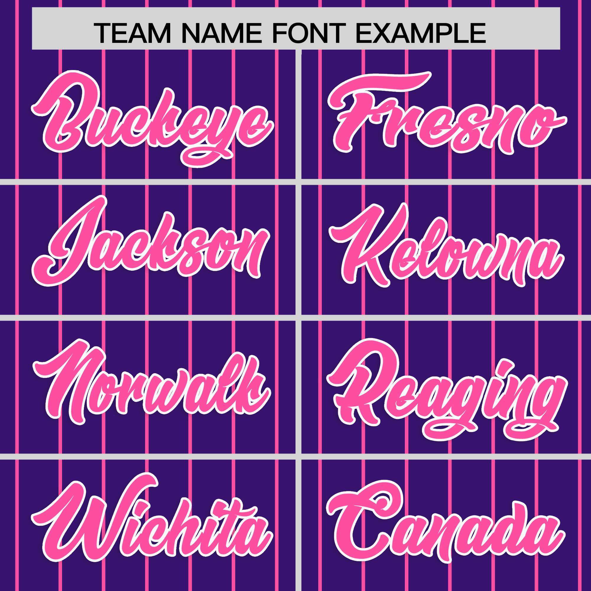 Custom Purple Pink Stripe Fashion Raglan Sleeves Authentic Baseball Jersey