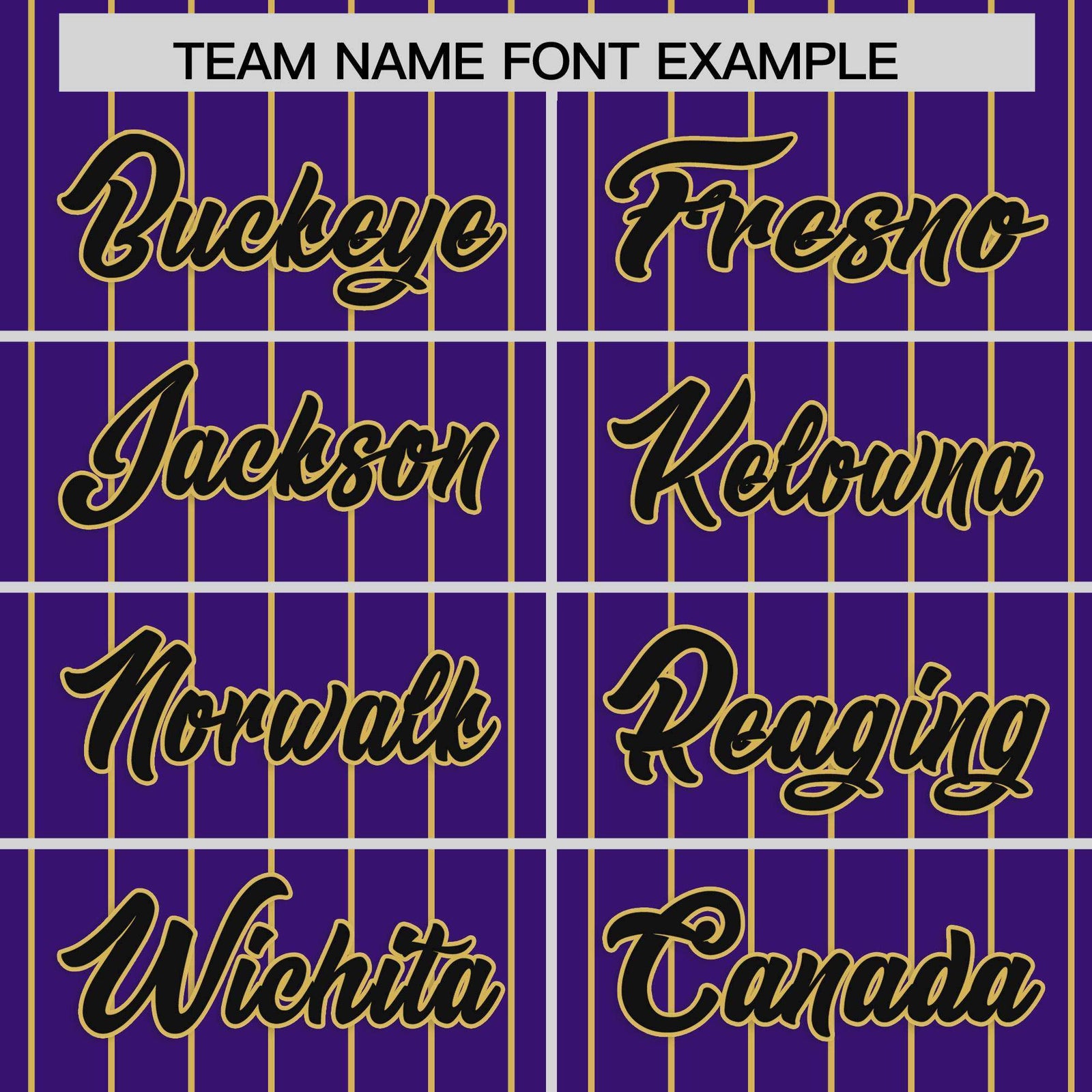 Custom Purple Old Gold Stripe Fashion Raglan Sleeves Authentic Baseball Jersey