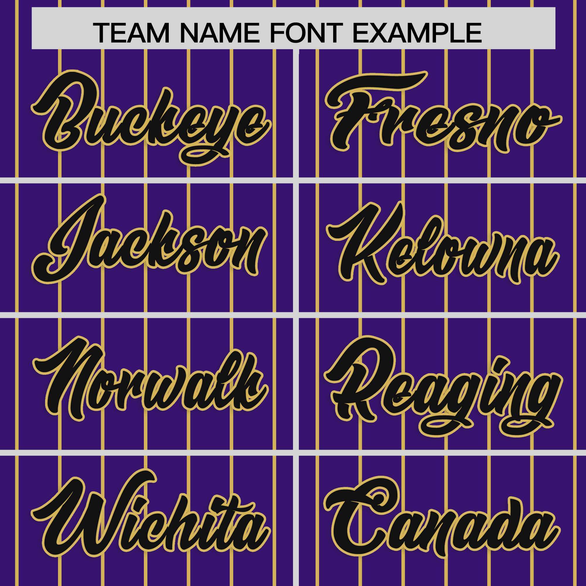 Custom Purple Old Gold Stripe Fashion Raglan Sleeves Authentic Baseball Jersey