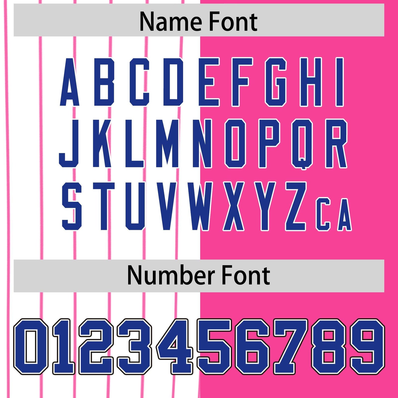 Custom White Pink and Royal Pinstripe Personalized Raglan Sleeves Authentic Baseball Jersey