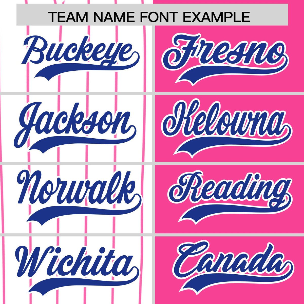 Custom White Pink and Royal Pinstripe Personalized Raglan Sleeves Authentic Baseball Jersey