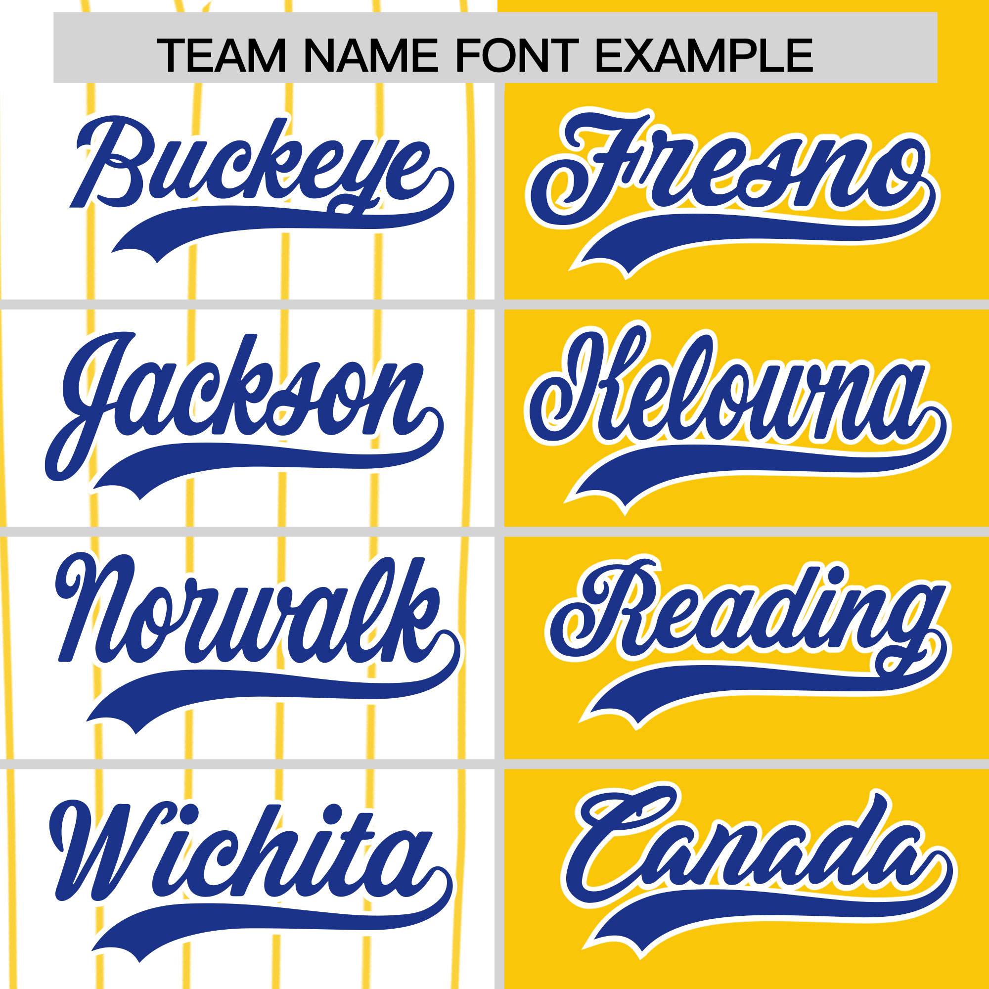 Custom White Gold and Royal Pinstripe Personalized Raglan Sleeves Authentic Baseball Jersey