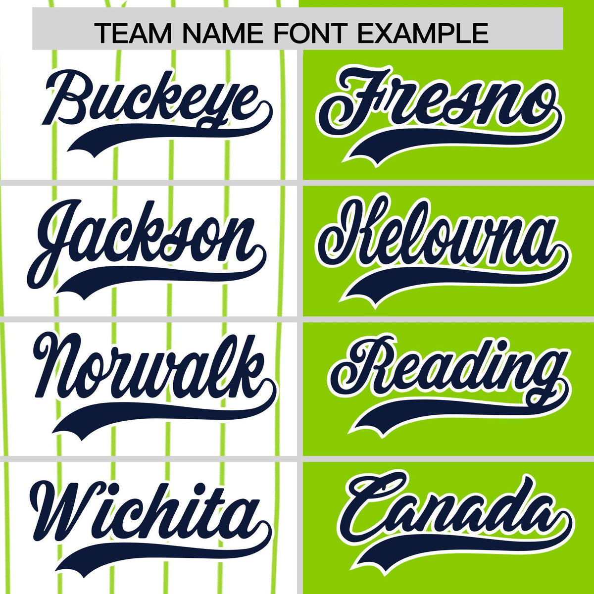 Custom White Neon Green and Navy Pinstripe Personalized Raglan Sleeves Authentic Baseball Jersey
