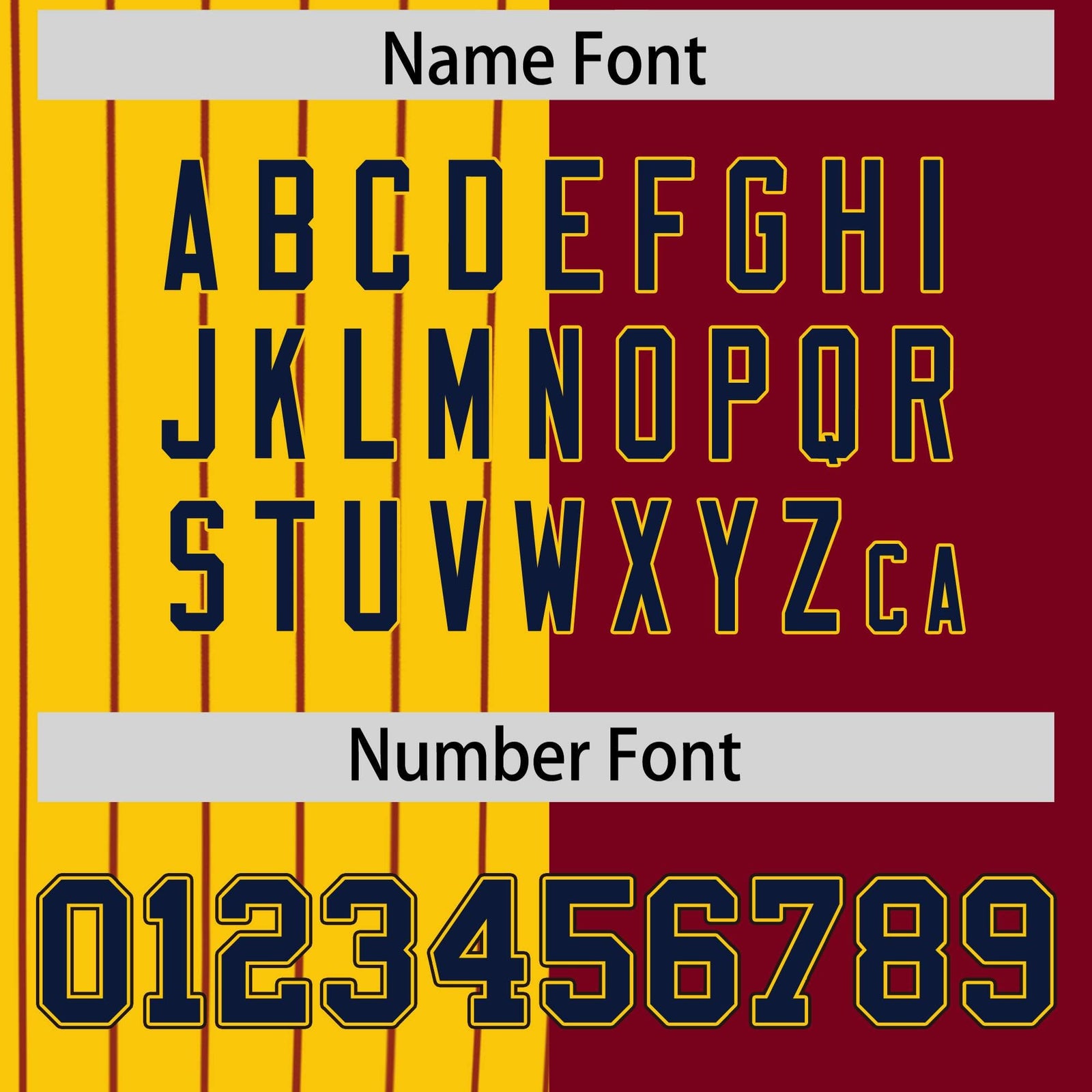 Custom Gold Crimson and Navy Pinstripe Personalized Raglan Sleeves Authentic Baseball Jersey