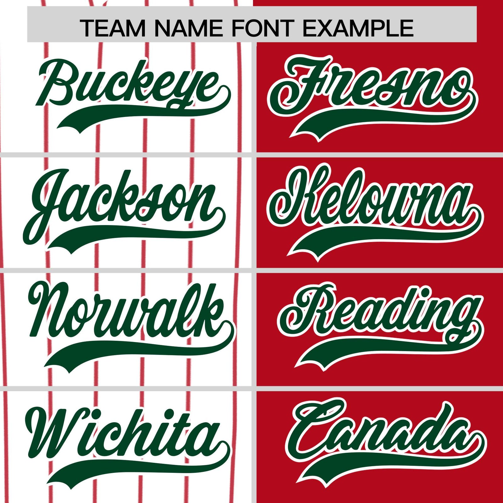 Custom White Red and Green Pinstripe Personalized Raglan Sleeves Authentic Baseball Jersey
