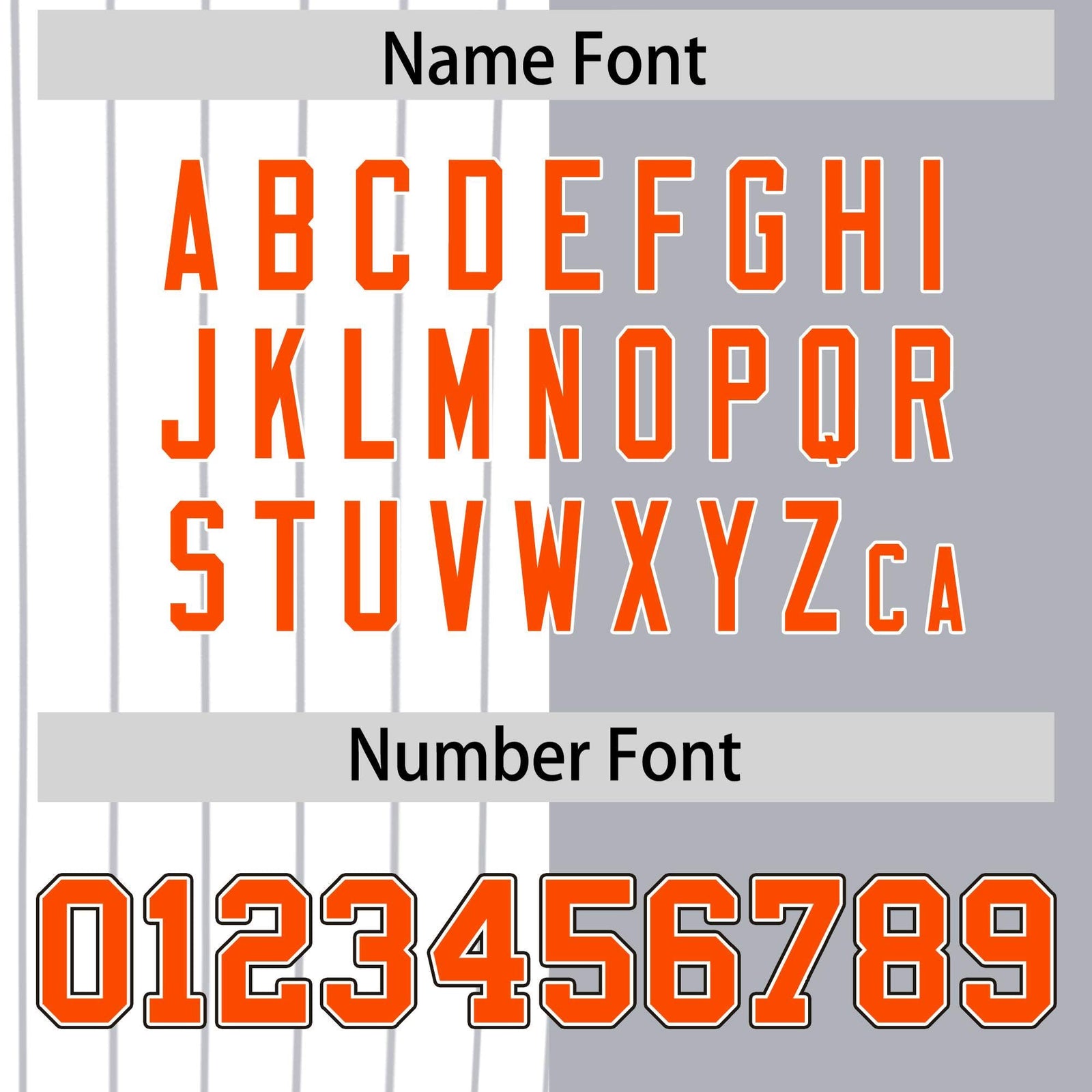 Custom White Gray and Orange Pinstripe Personalized Raglan Sleeves Authentic Baseball Jersey