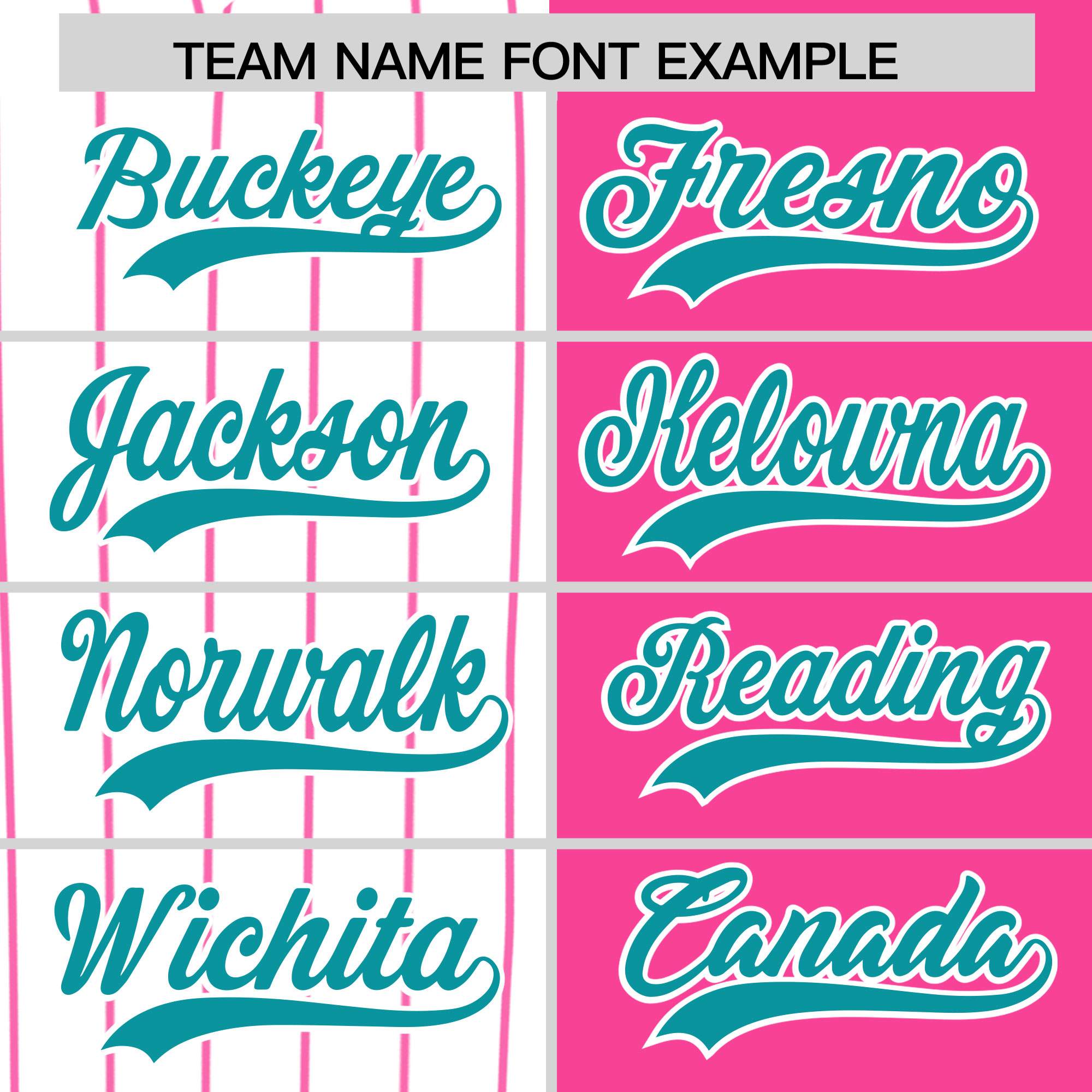 Custom White Pink and Aqua Pinstripe Personalized Raglan Sleeves Authentic Baseball Jersey