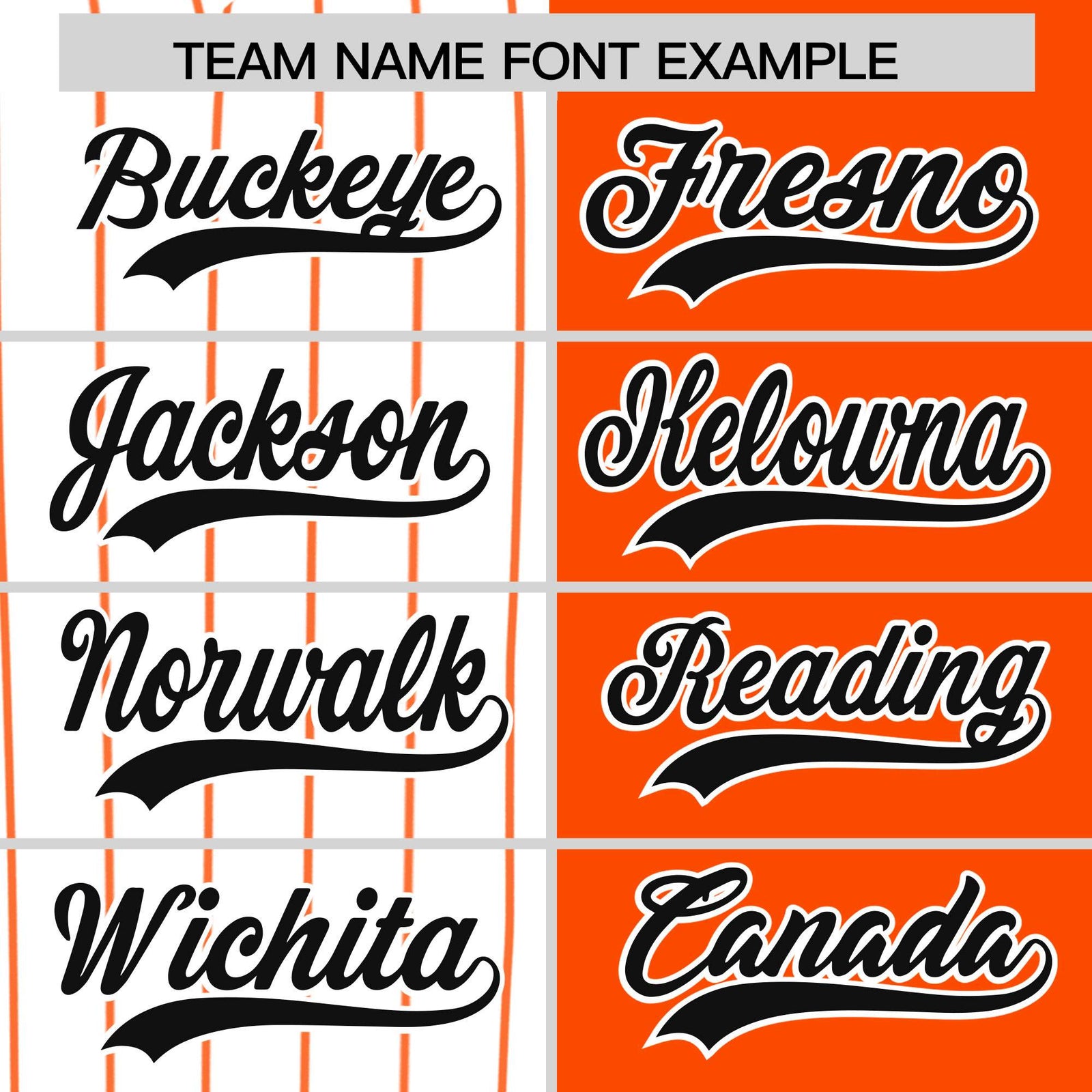 Custom White Orange and Black Pinstripe Personalized Raglan Sleeves Authentic Baseball Jersey