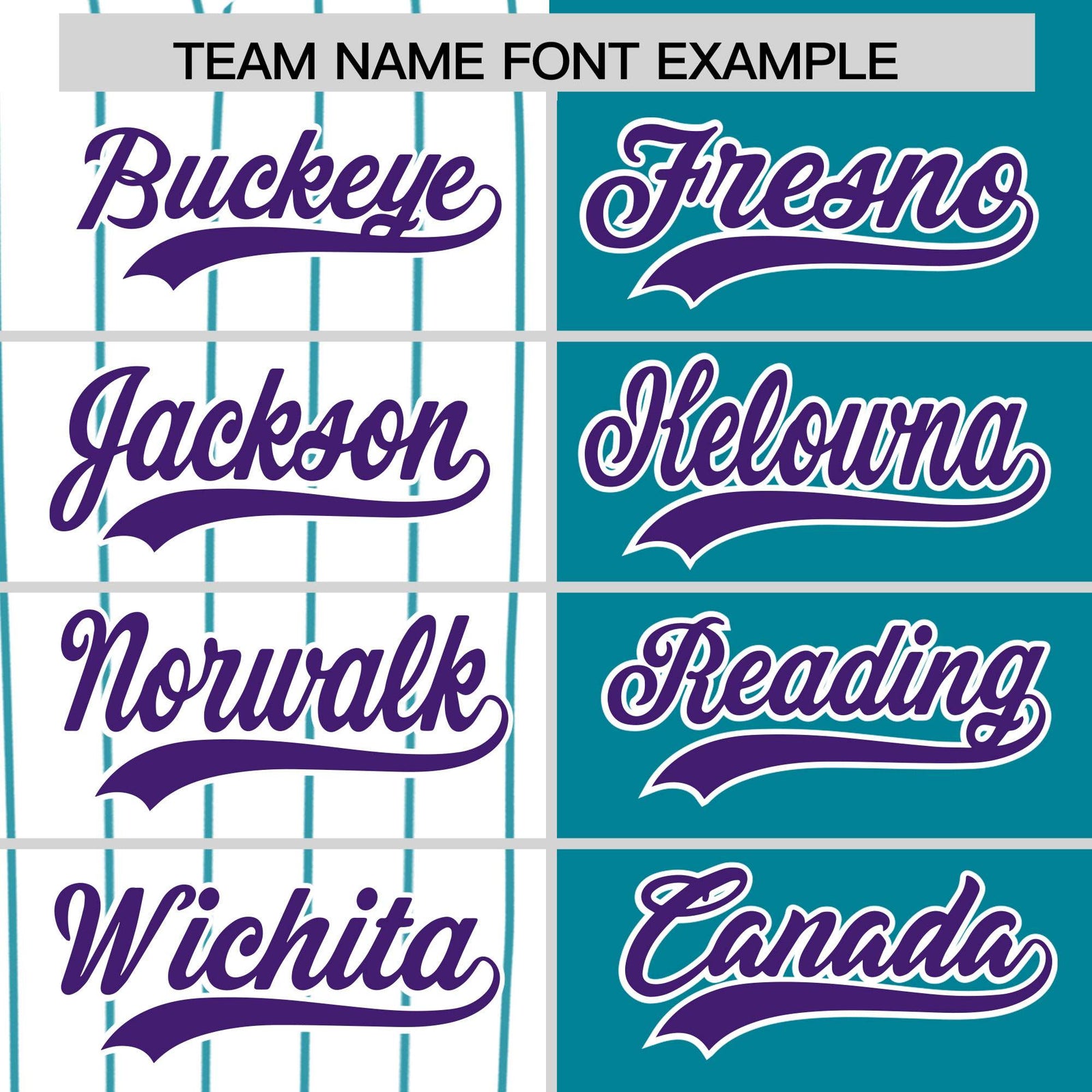 Custom White Teal and Purple Pinstripe Personalized Raglan Sleeves Authentic Baseball Jersey