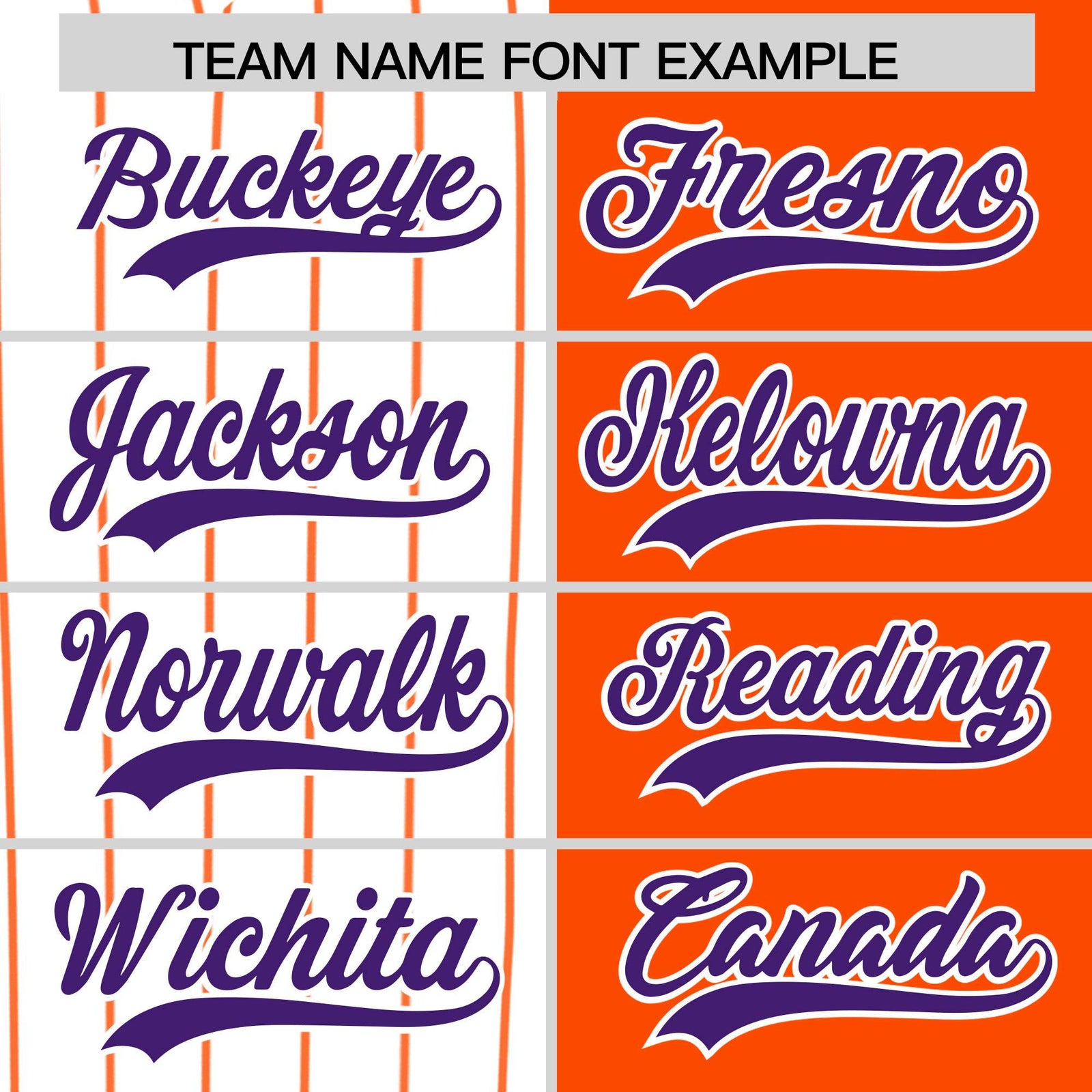 Custom White Orange and Purple Pinstripe Personalized Raglan Sleeves Authentic Baseball Jersey