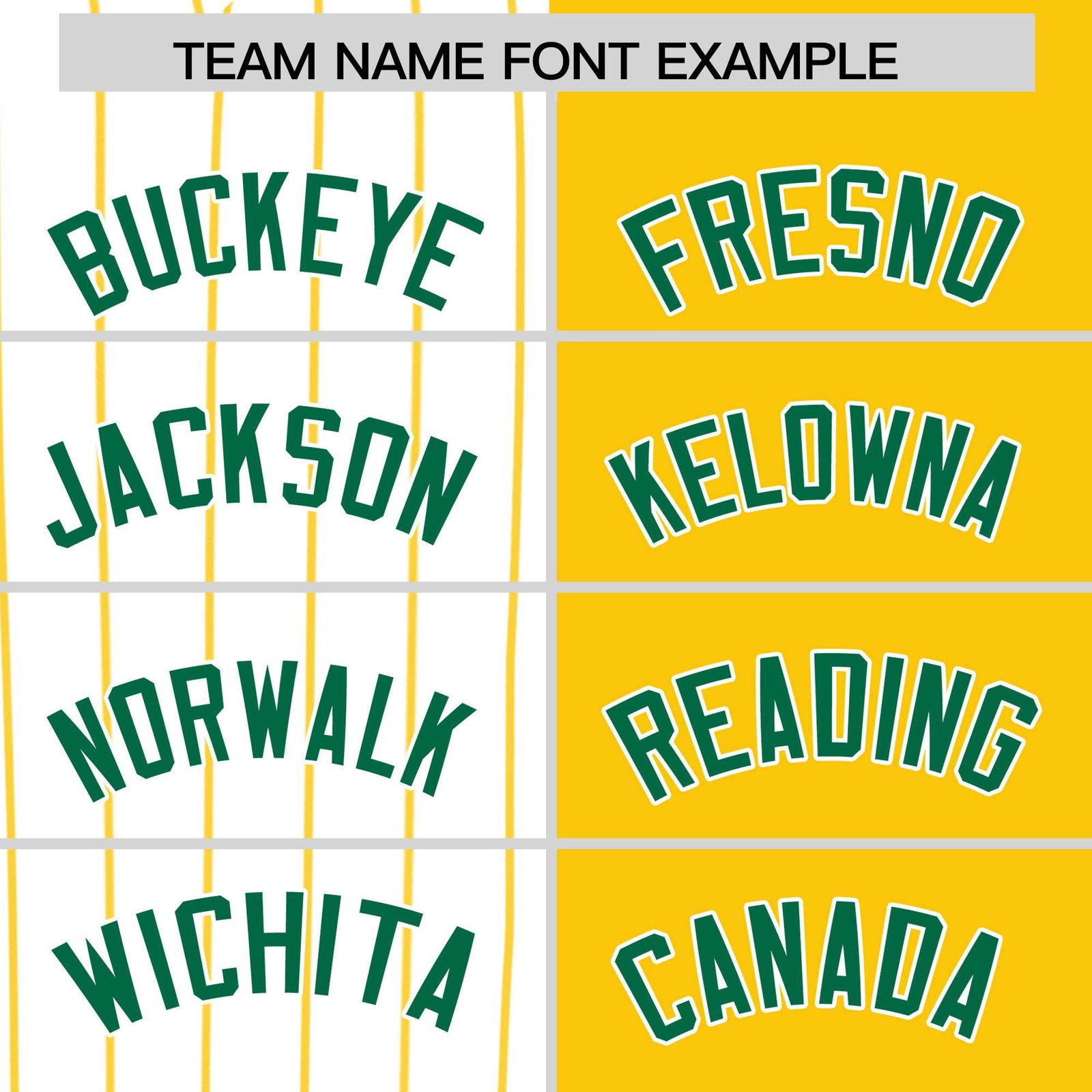 Custom White Gold and Kelly Green Pinstripe Personalized Raglan Sleeves Authentic Baseball Jersey