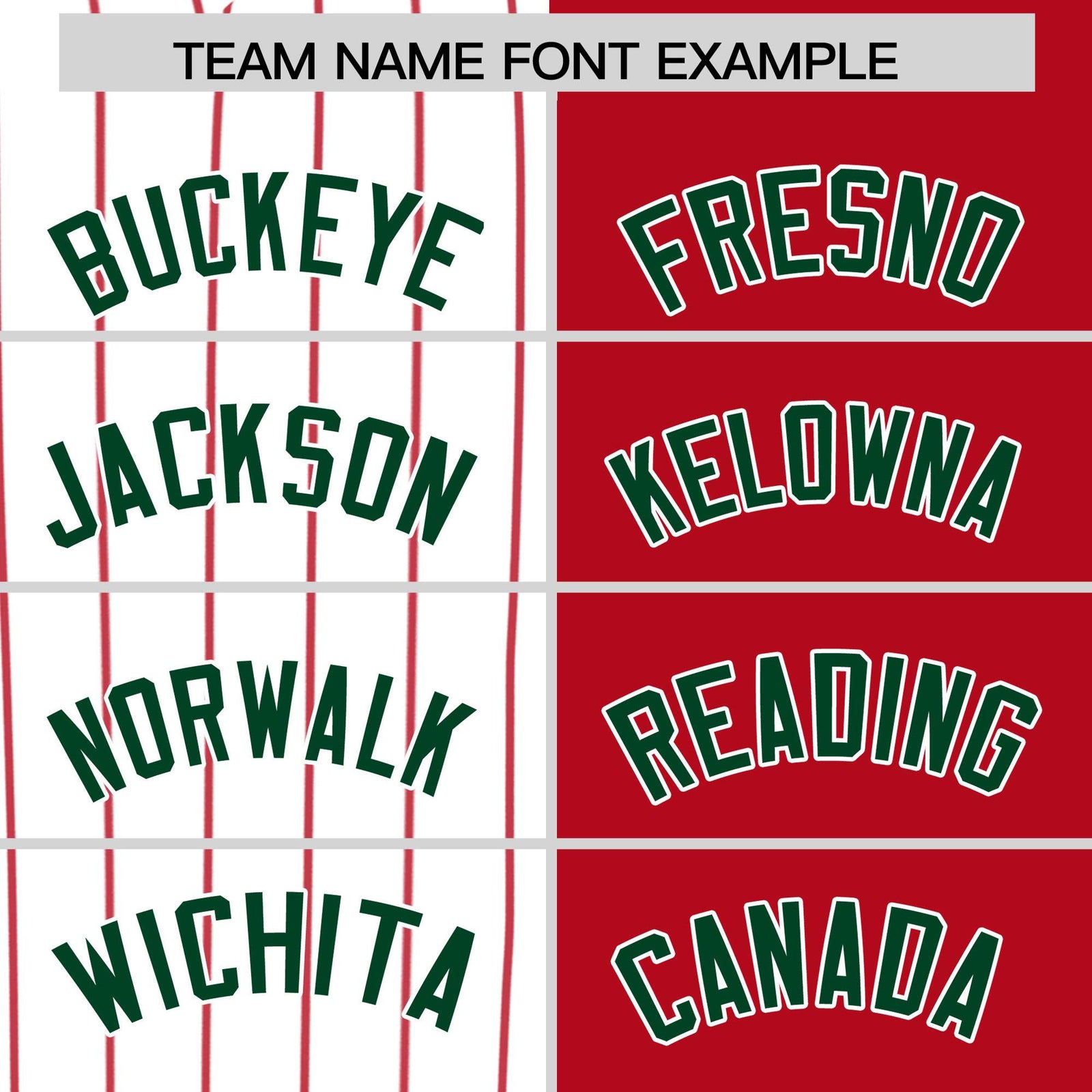 Custom White Red and Green Pinstripe Personalized Raglan Sleeves Authentic Baseball Jersey