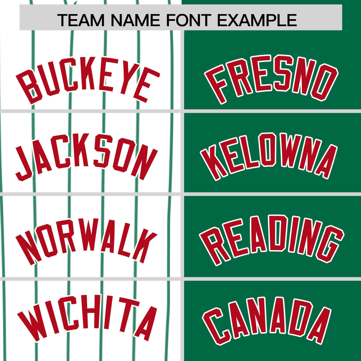 Custom White Kelly Green and Red Pinstripe Personalized Raglan Sleeves Authentic Baseball Jersey