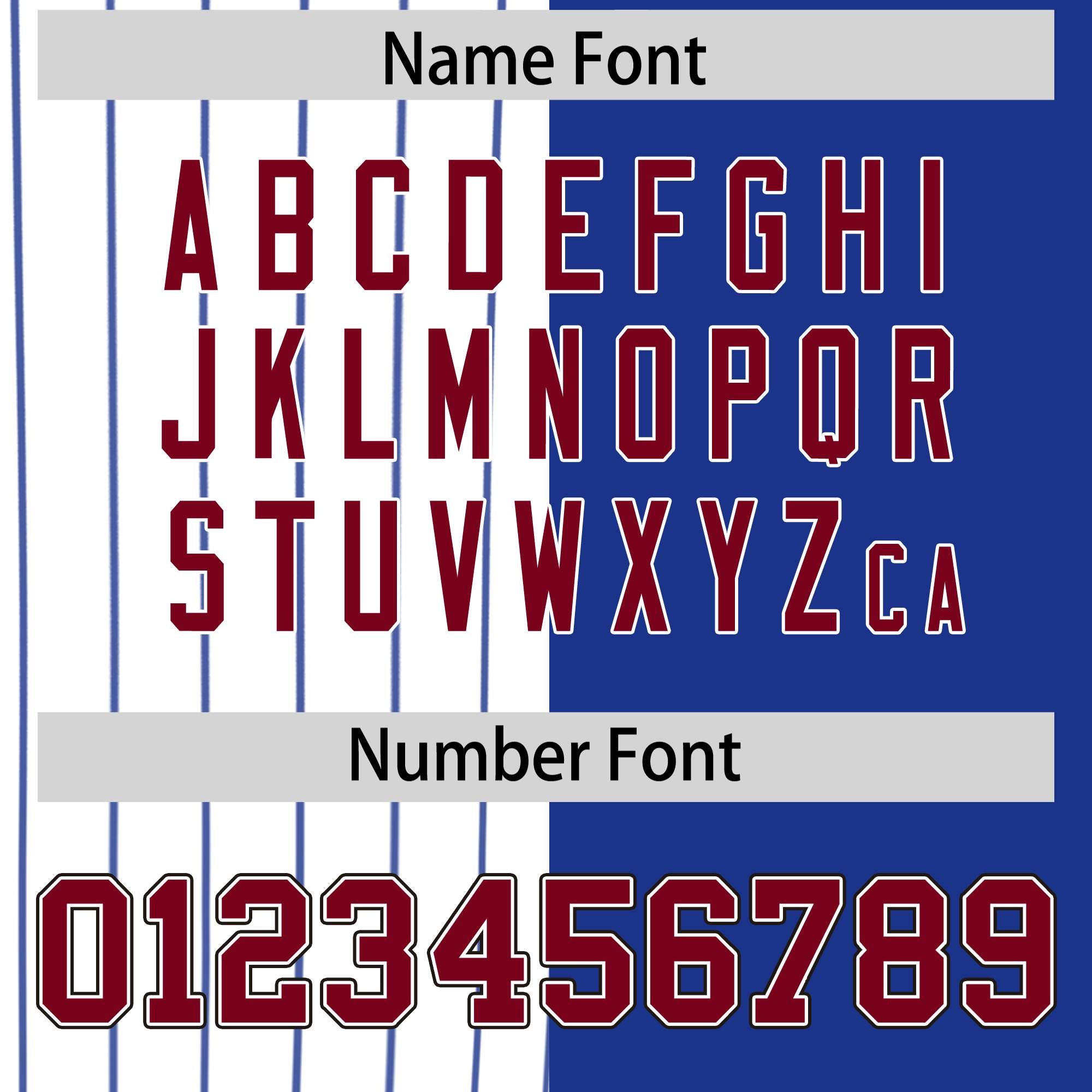 Custom White Royal and Crimson Pinstripe Personalized Raglan Sleeves Authentic Baseball Jersey