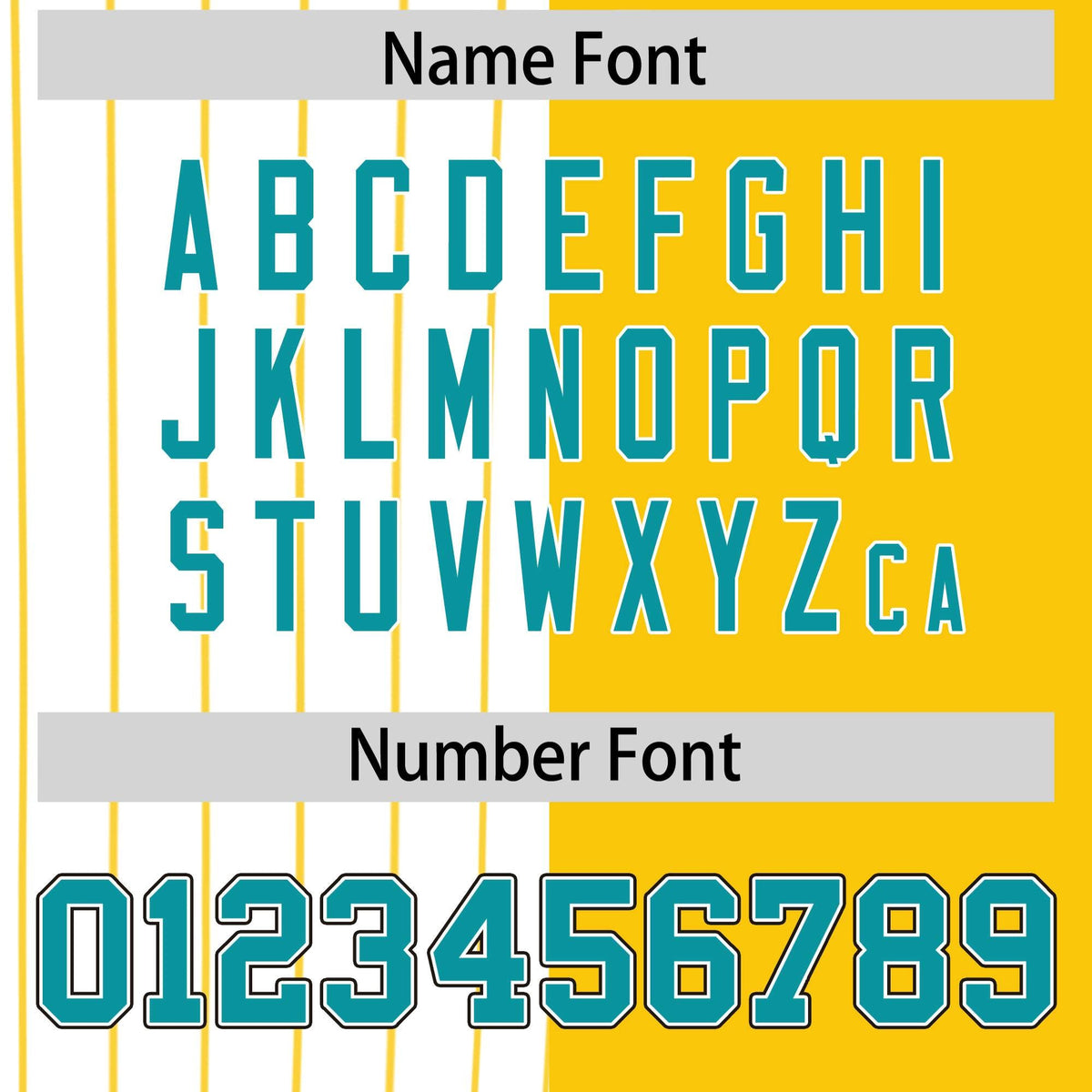 Custom White Gold and Aqua Pinstripe Personalized Raglan Sleeves Authentic Baseball Jersey