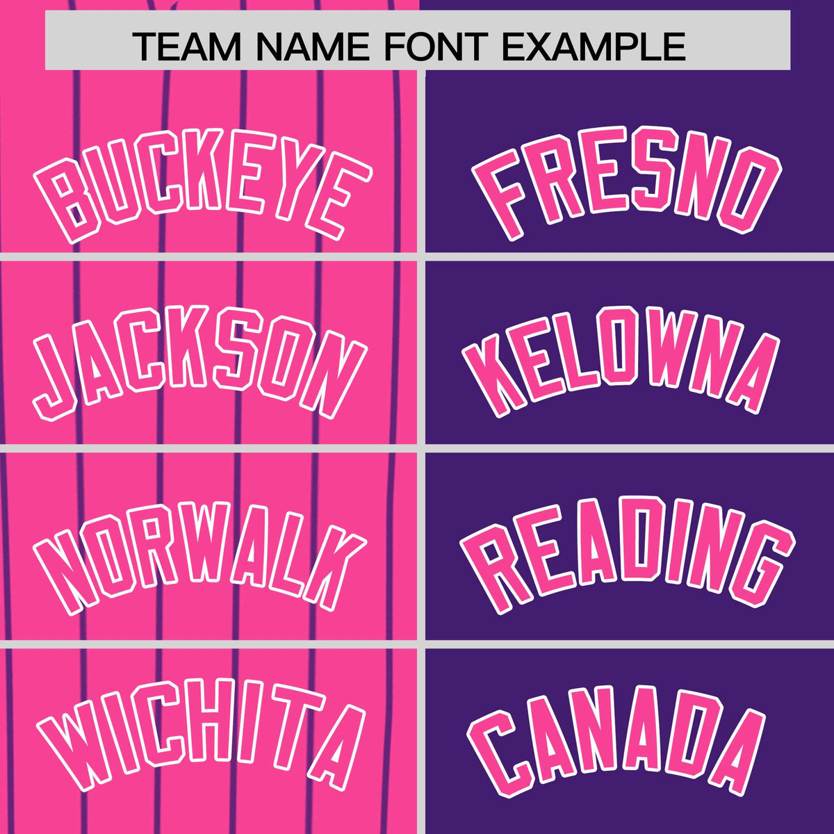 Custom Pink Purple and Black Pinstripe Personalized Raglan Sleeves Authentic Baseball Jersey