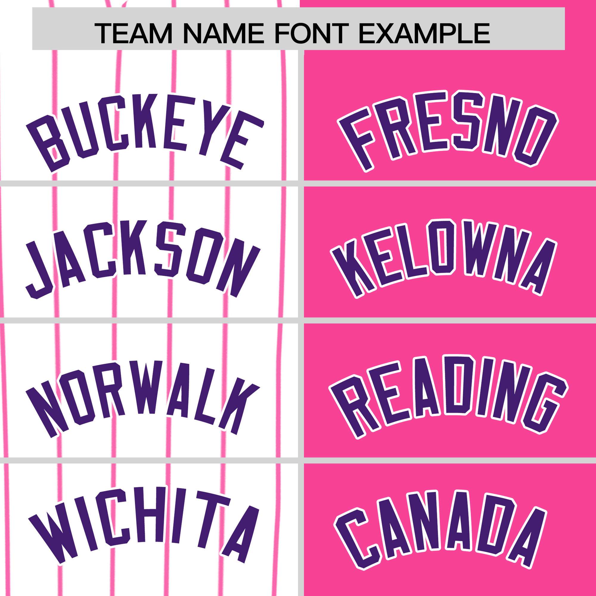 Custom White Pink and Purple Pinstripe Personalized Raglan Sleeves Authentic Baseball Jersey