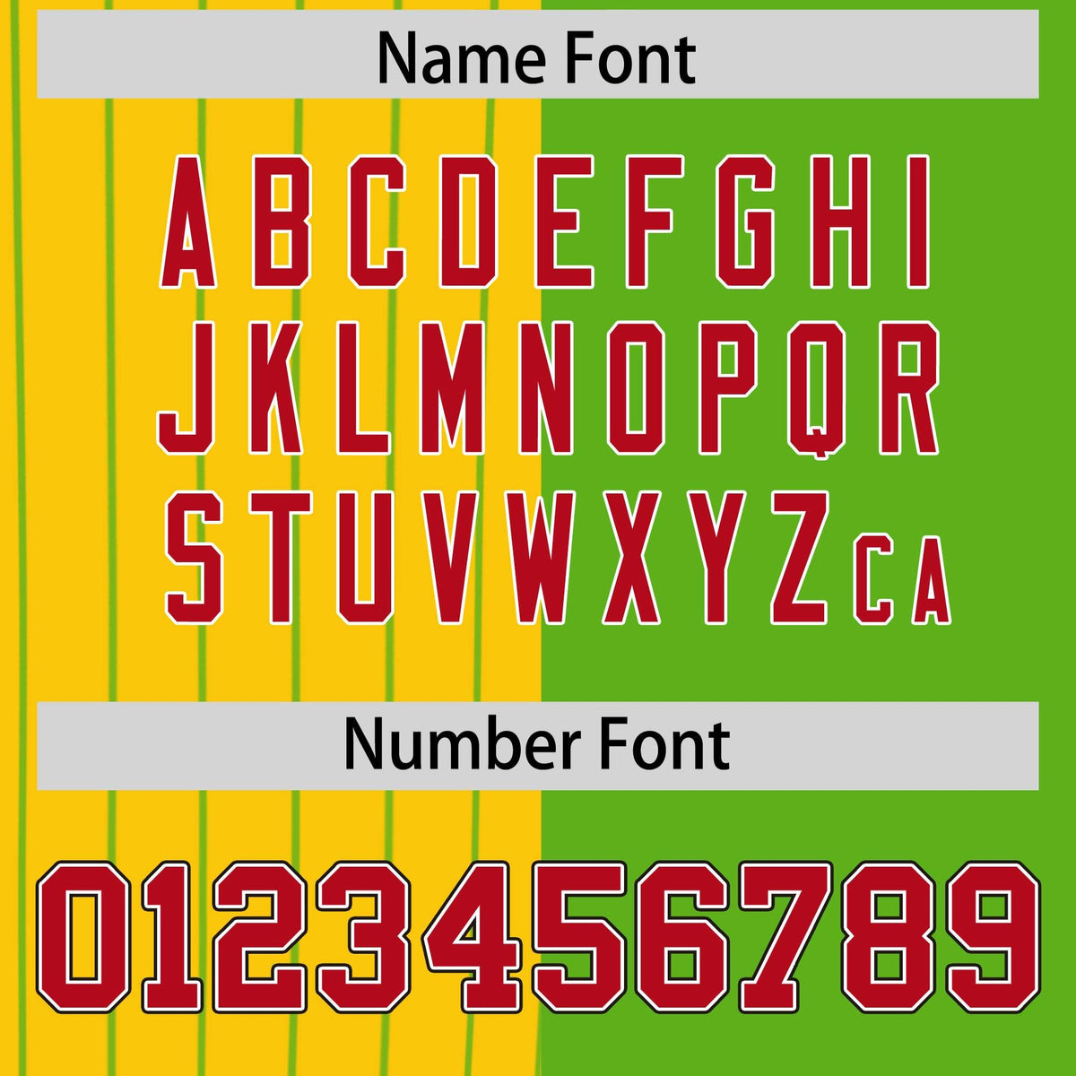 Custom Gold Neon Green and Red Pinstripe Personalized Raglan Sleeves Authentic Baseball Jersey