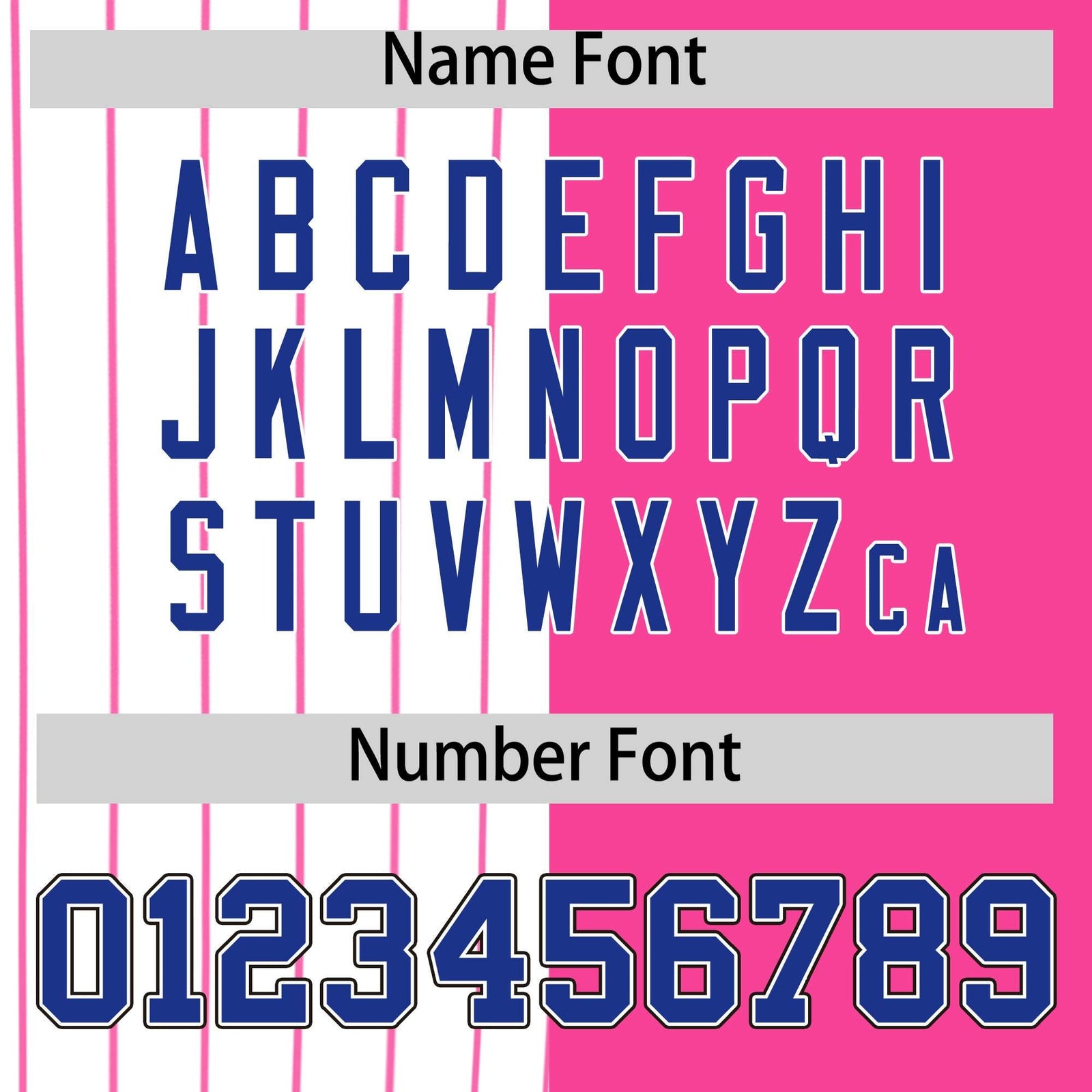 Custom White Pink and Royal Pinstripe Personalized Raglan Sleeves Authentic Baseball Jersey