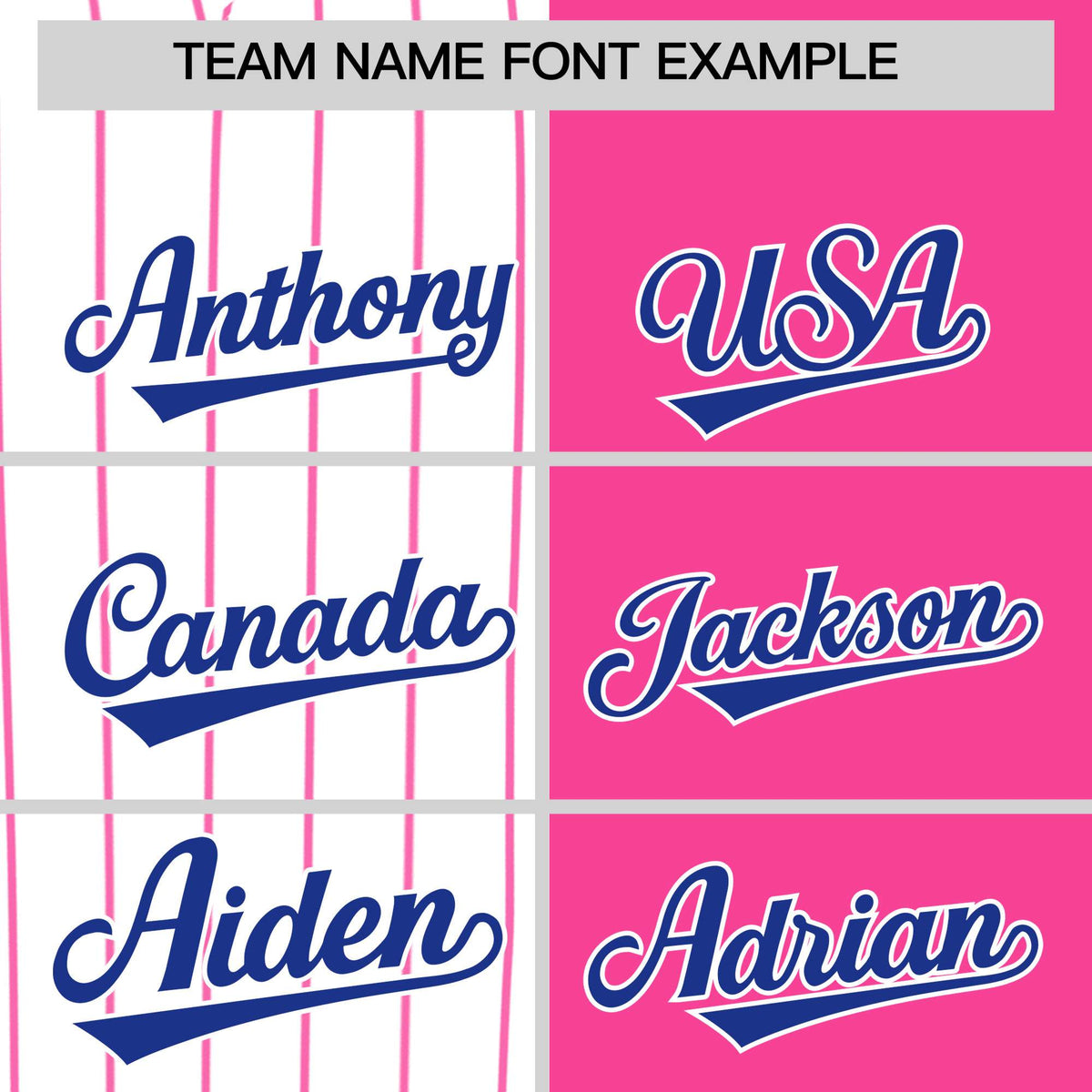 Custom White Pink and Royal Pinstripe Personalized Raglan Sleeves Authentic Baseball Jersey