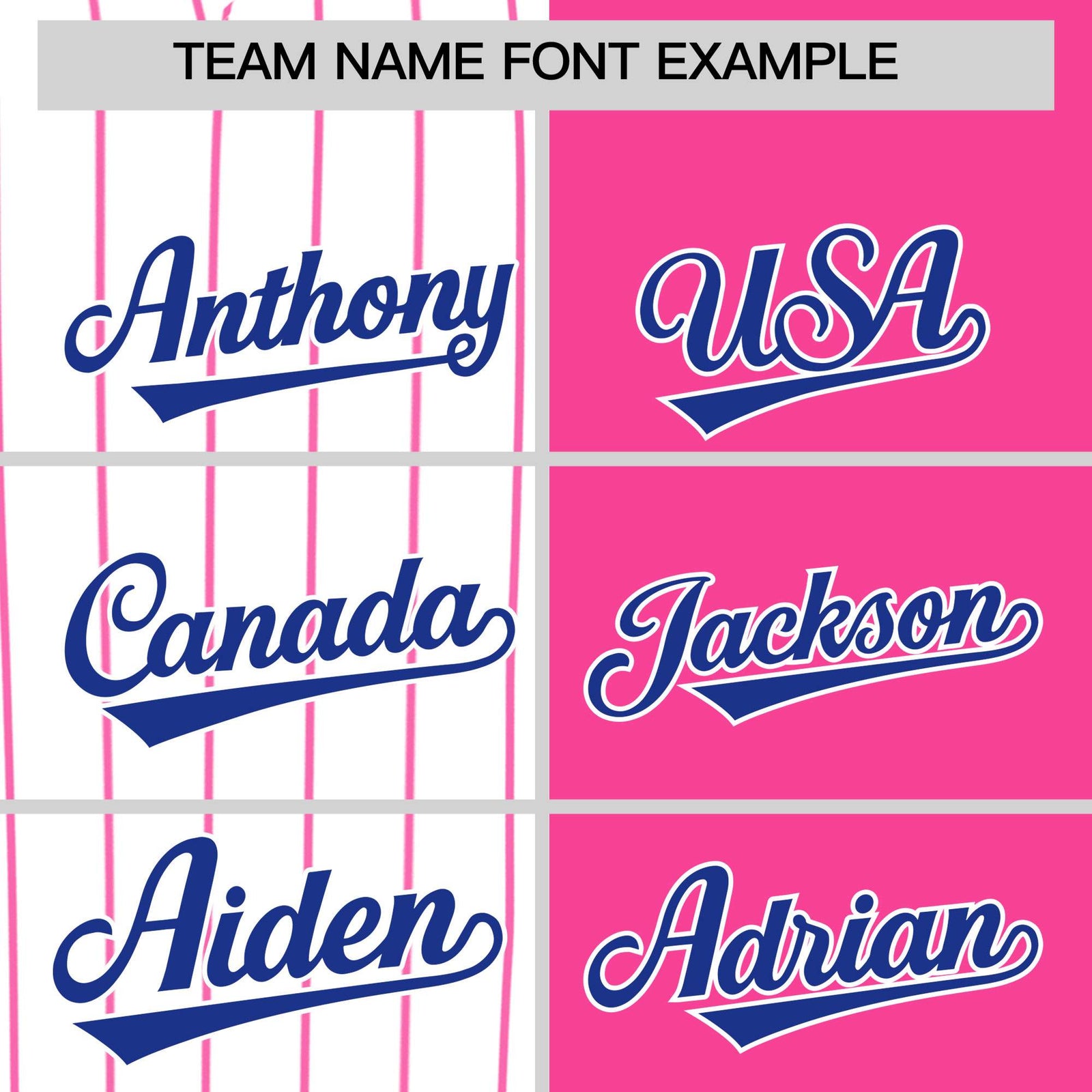 Custom White Pink and Royal Pinstripe Personalized Raglan Sleeves Authentic Baseball Jersey