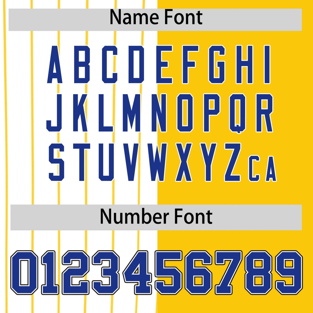 Custom White Gold and Royal Pinstripe Personalized Raglan Sleeves Authentic Baseball Jersey