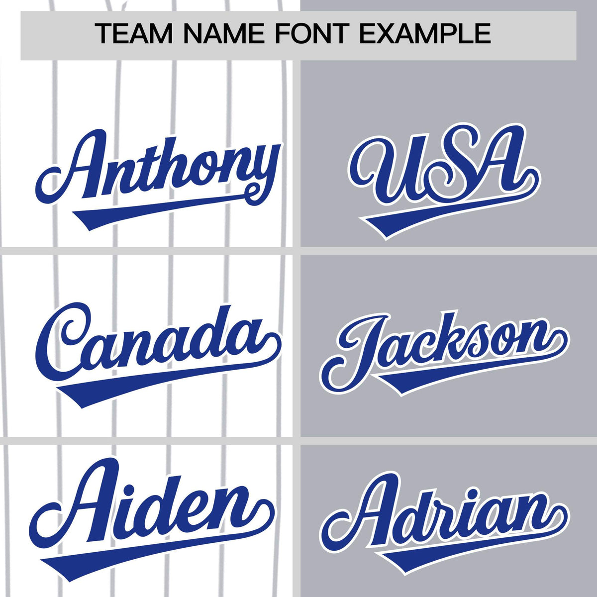 Custom White Gray and Royal Pinstripe Personalized Raglan Sleeves Authentic Baseball Jersey