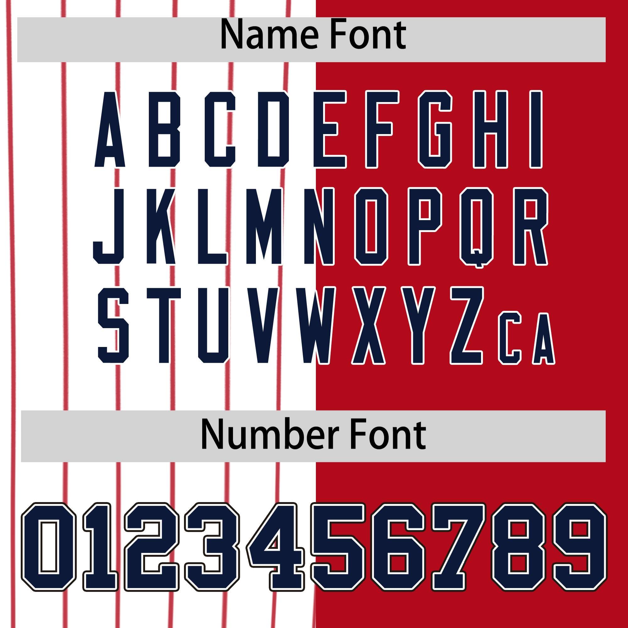 Custom White Red and Navy Pinstripe Personalized Raglan Sleeves Authentic Baseball Jersey