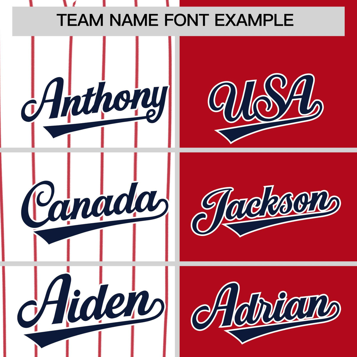 Custom White Red and Navy Pinstripe Personalized Raglan Sleeves Authentic Baseball Jersey