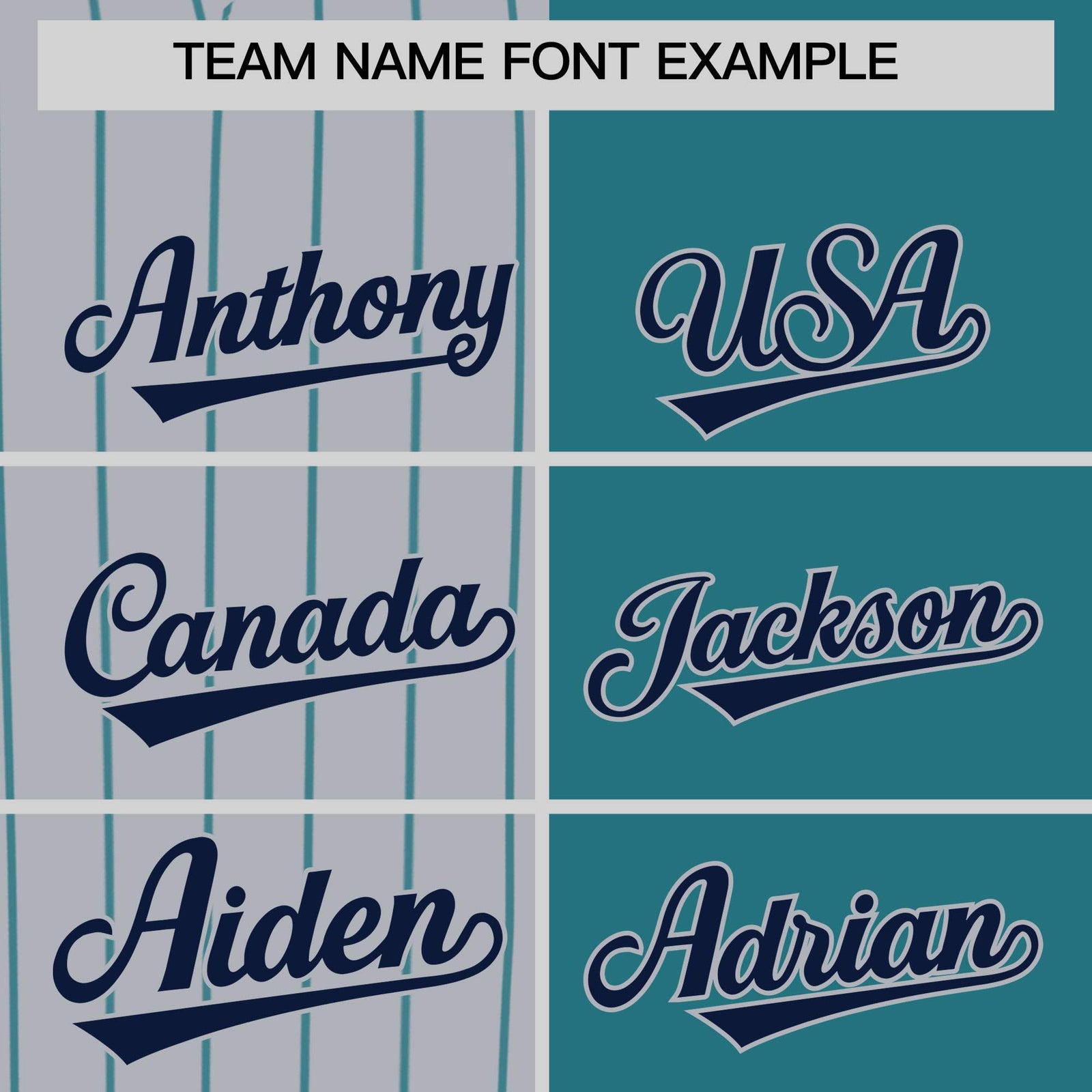 Custom Gray Teal and Navy Pinstripe Personalized Raglan Sleeves Authentic Baseball Jersey