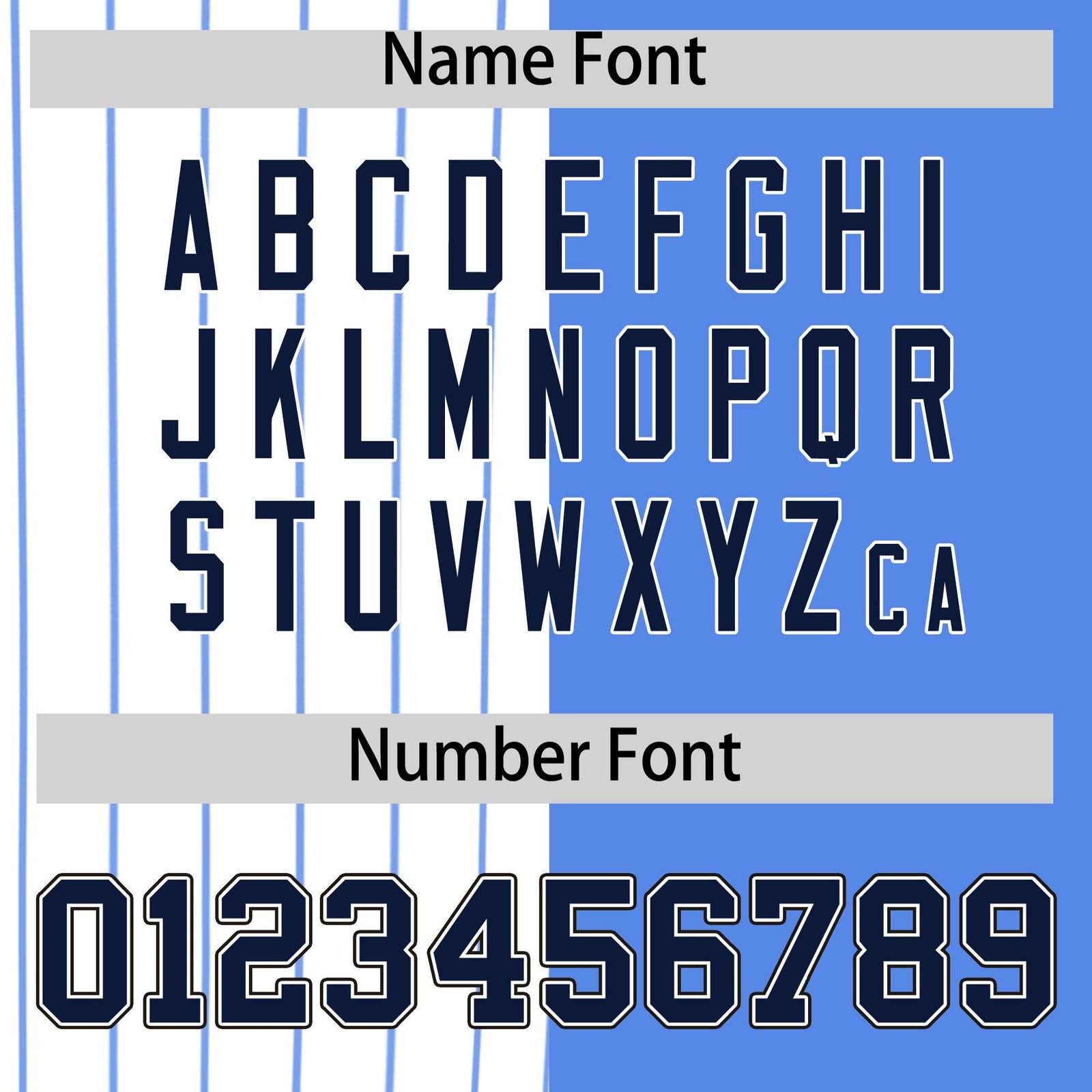 Custom White Powder Blue and Navy Pinstripe Personalized Raglan Sleeves Authentic Baseball Jersey