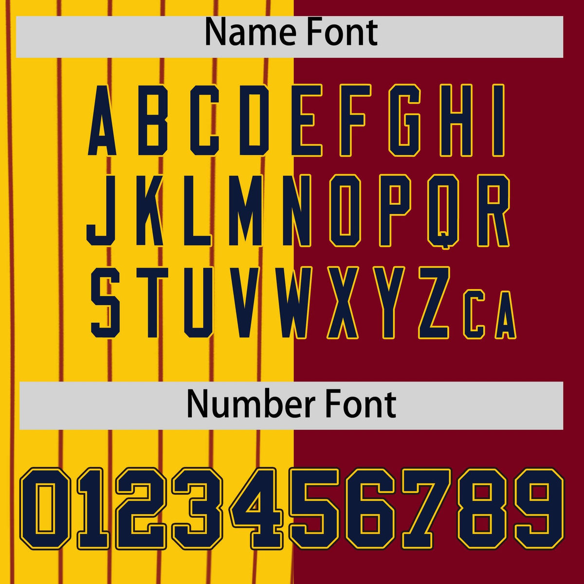 Custom Gold Crimson and Navy Pinstripe Personalized Raglan Sleeves Authentic Baseball Jersey