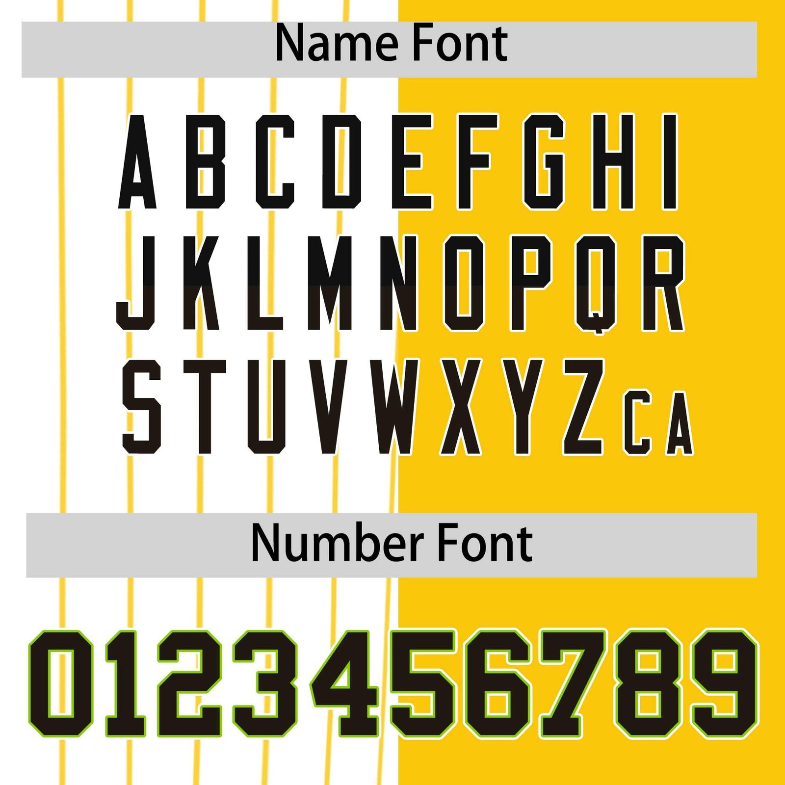 Custom White Gold and Neon Green Pinstripe Personalized Raglan Sleeves Authentic Baseball Jersey